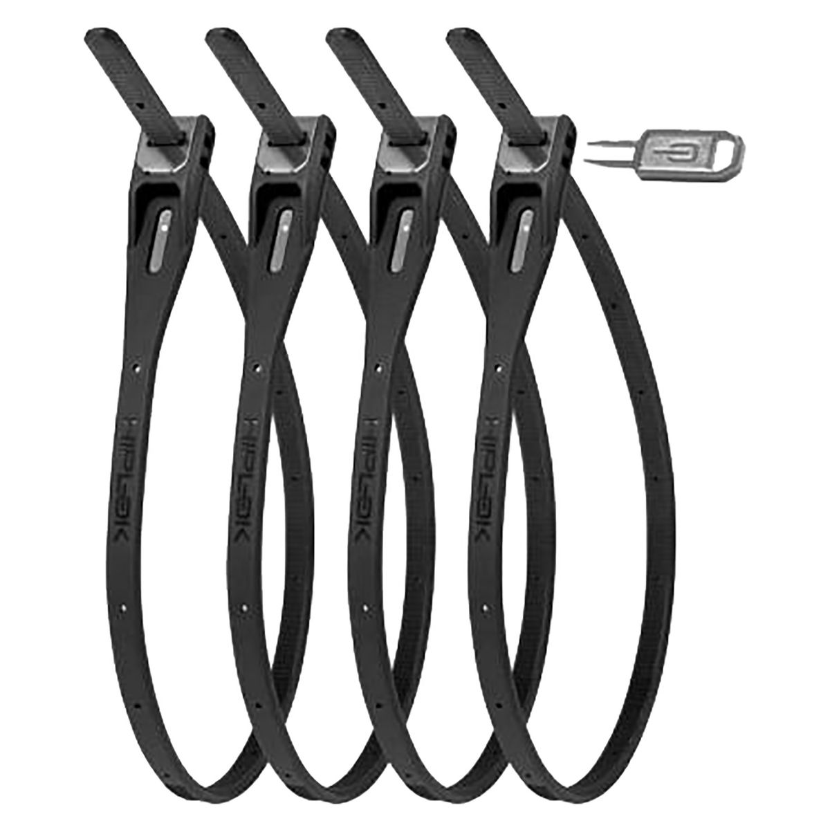 HIPLOK Z LOK, 4 pack Cable lock - Sort