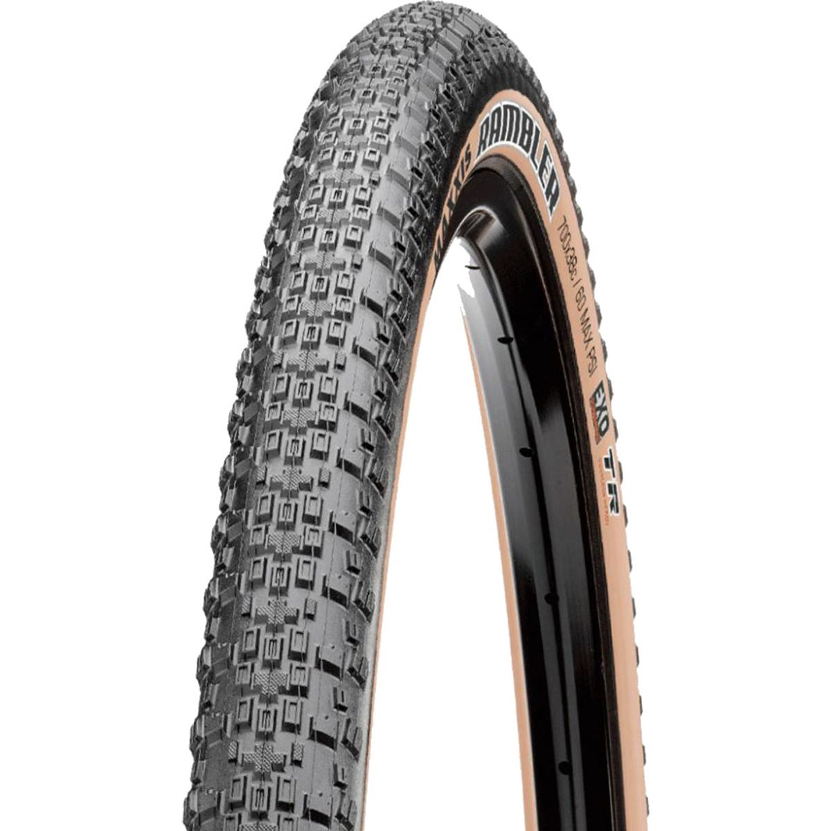 Maxxis Rambler Gravel Foldedæk 60 TPI EXO TR 700x45c - Tanwall