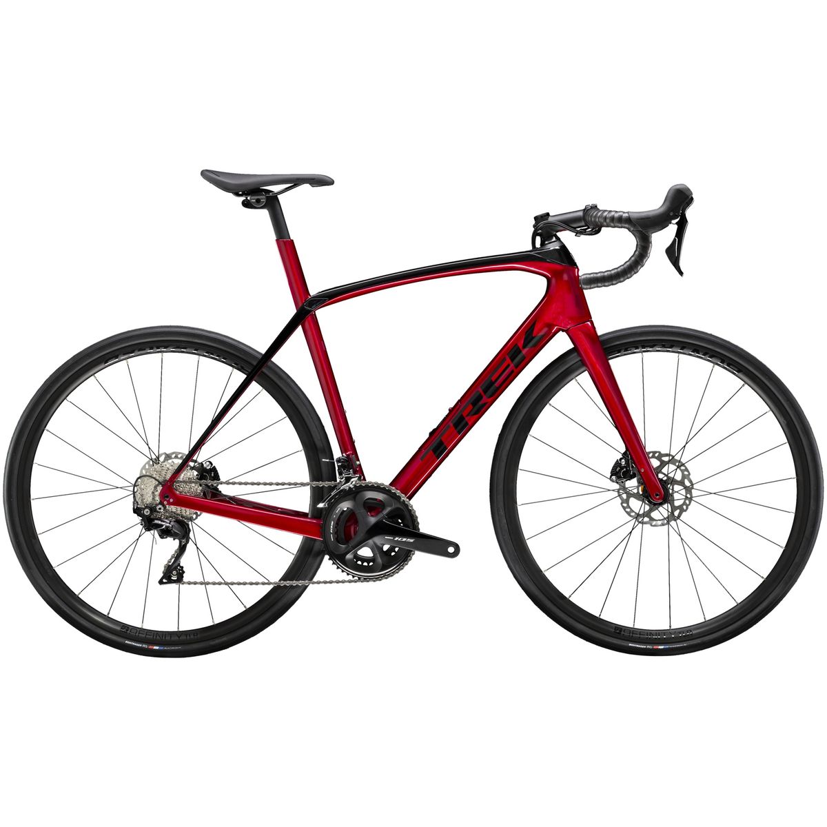 Trek Domane SL 5 2022 - Sort/Rød