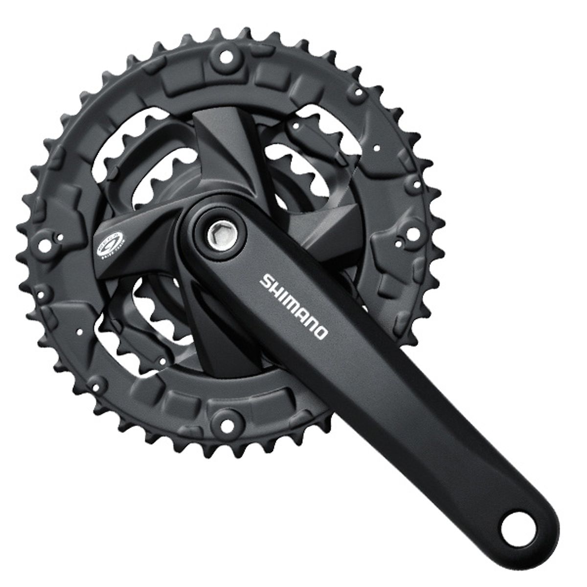 Shimano Kranksæt Altus 175 48T - Sort