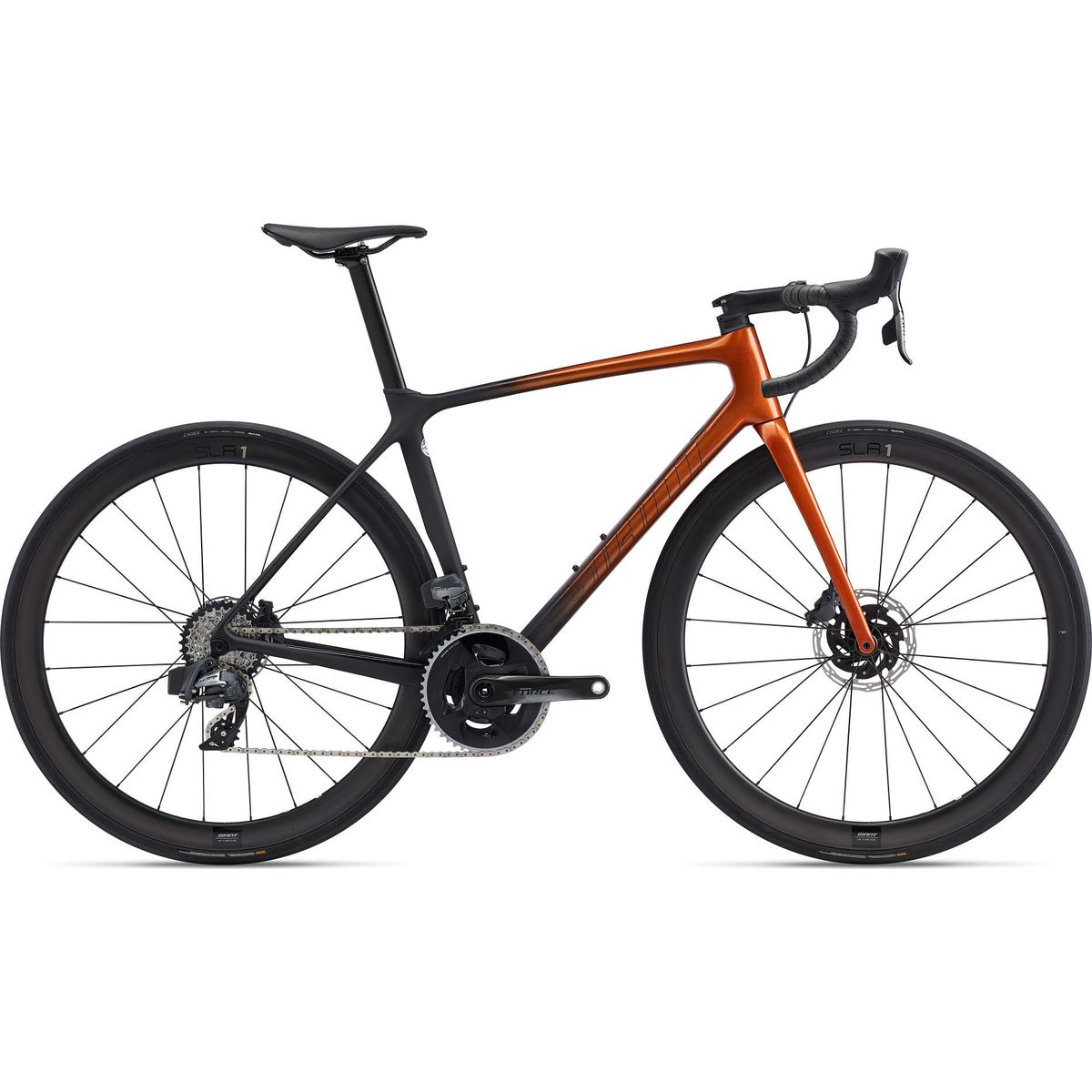 Giant TCR Advanced Pro 0 Disc AXS 2022 - Sort/Orange