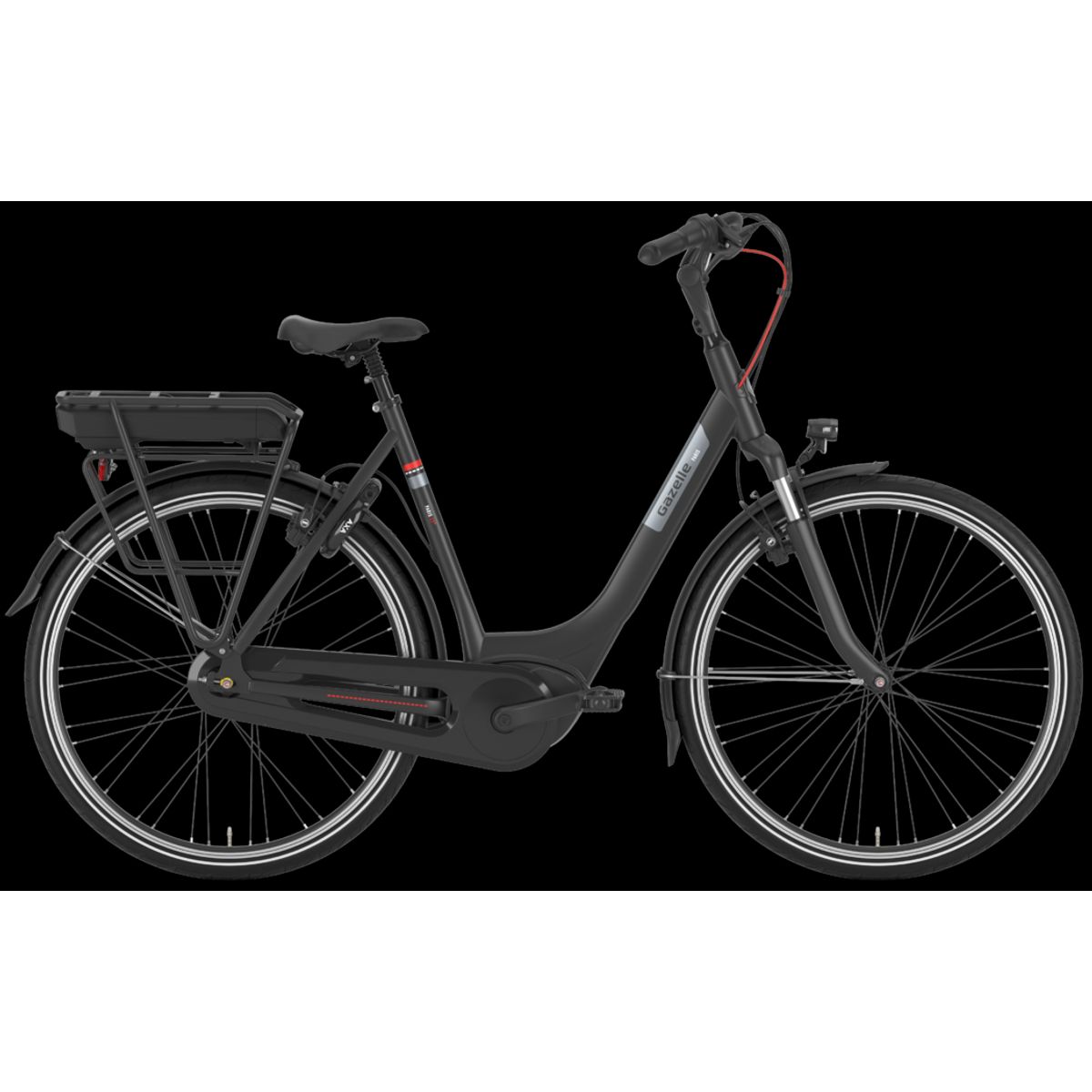 Gazelle Paris C7+ HMB 500wh Dame 7g 2022 - Sort