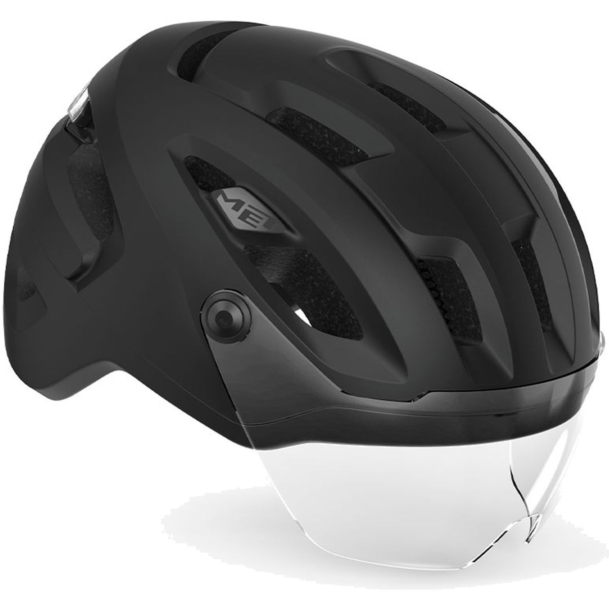 MET Helmet Intercity m. LED lys MIPS - Sort