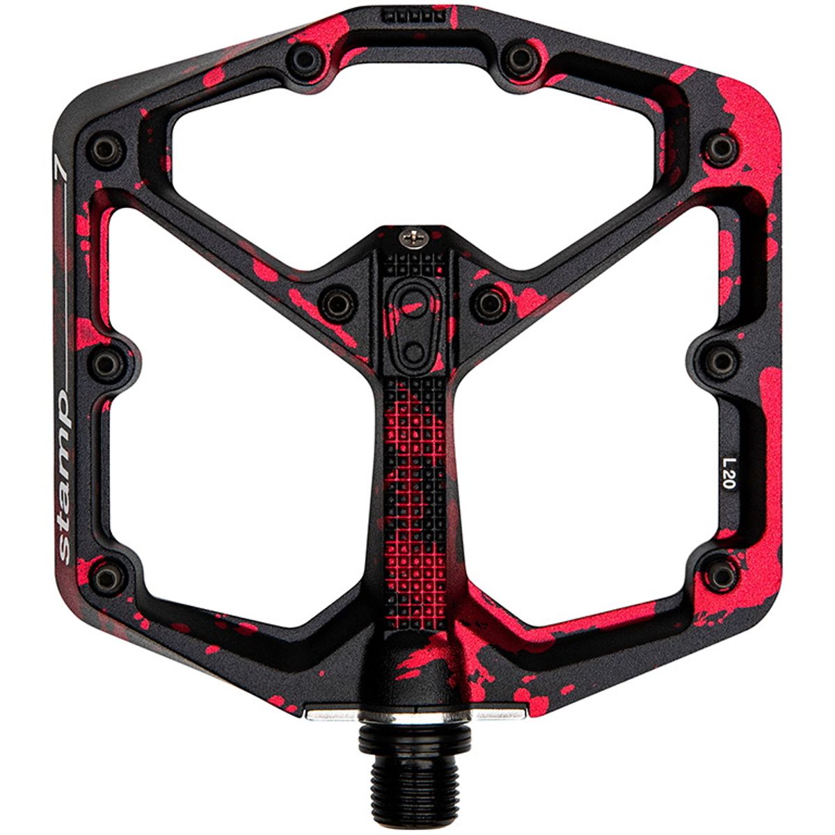 CrankBrothers Pedal Stamp 7 - Large - Red