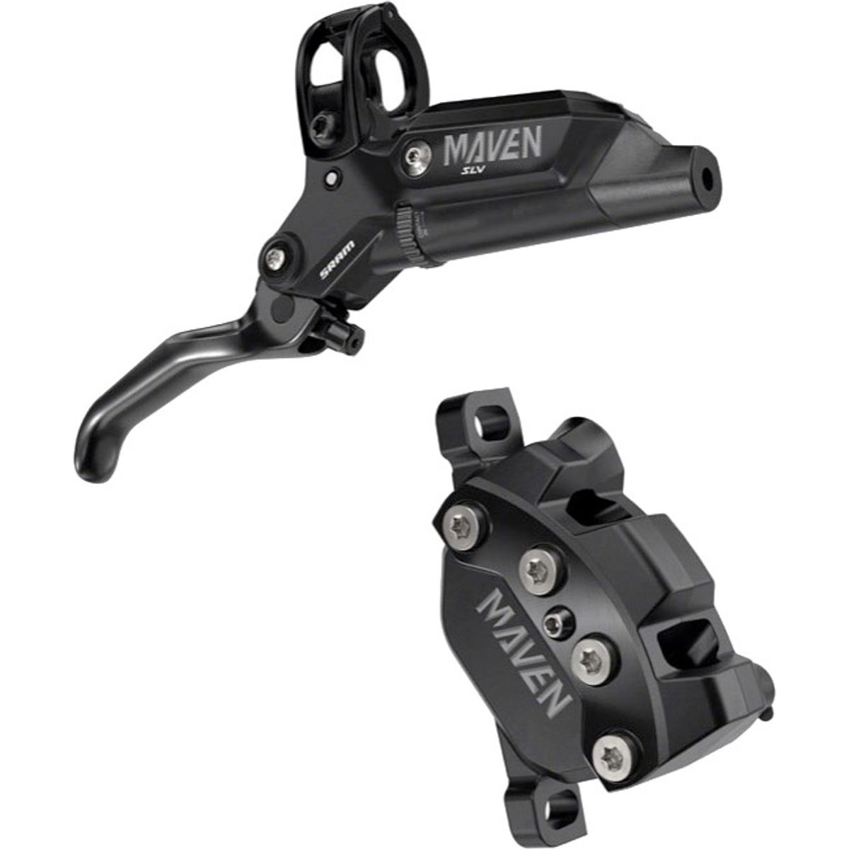 SRAM Hydraulic Disc Brake Maven Silver [FRONT] - Black Anodized