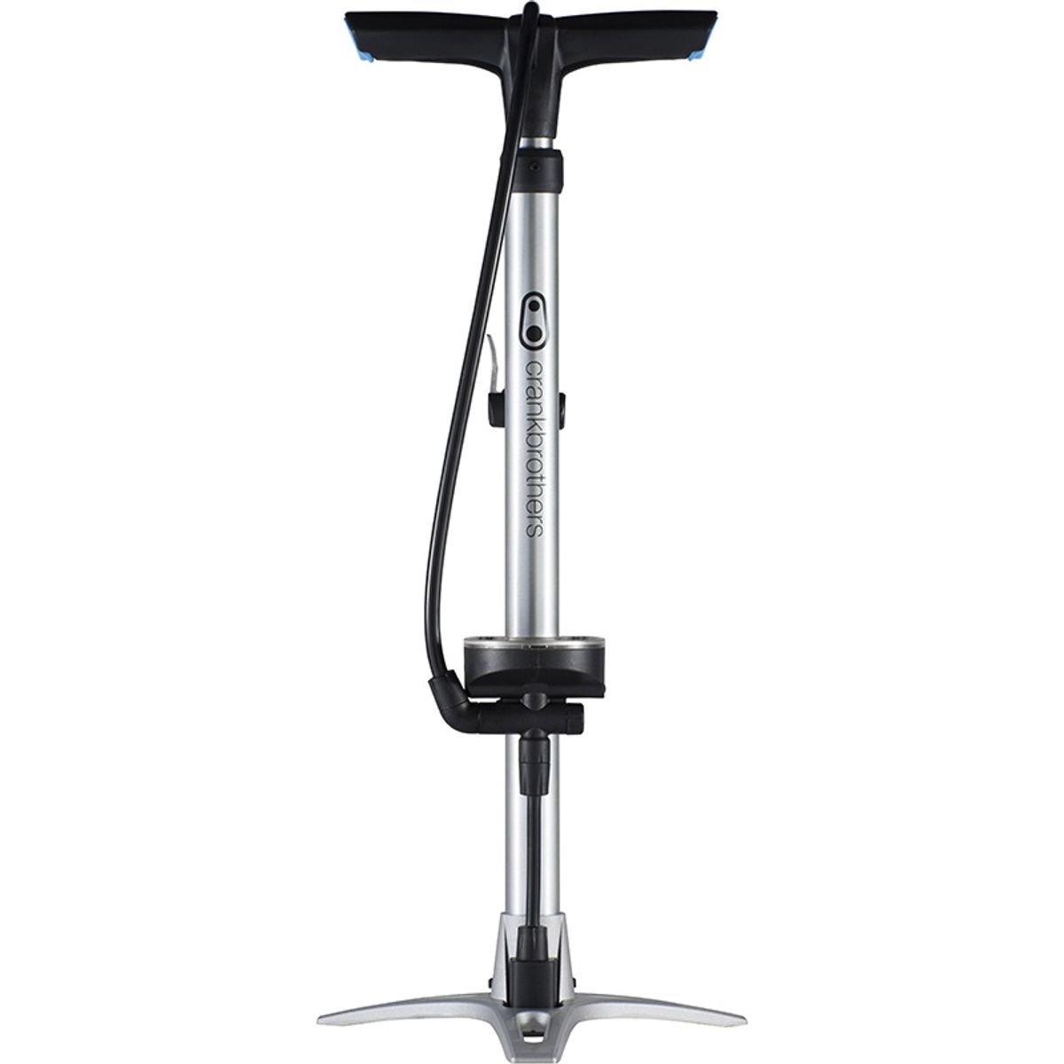 CrankBrothers Floor Pump / Fodpumpe Sterling - 160psi/11bar - Sølv