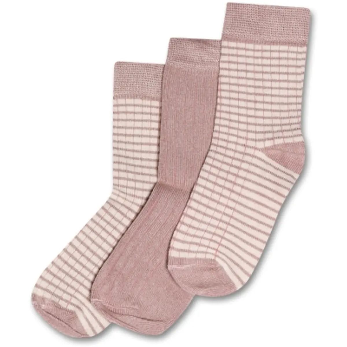 Bamboo Strømper 3 pak - Rose - 31-34