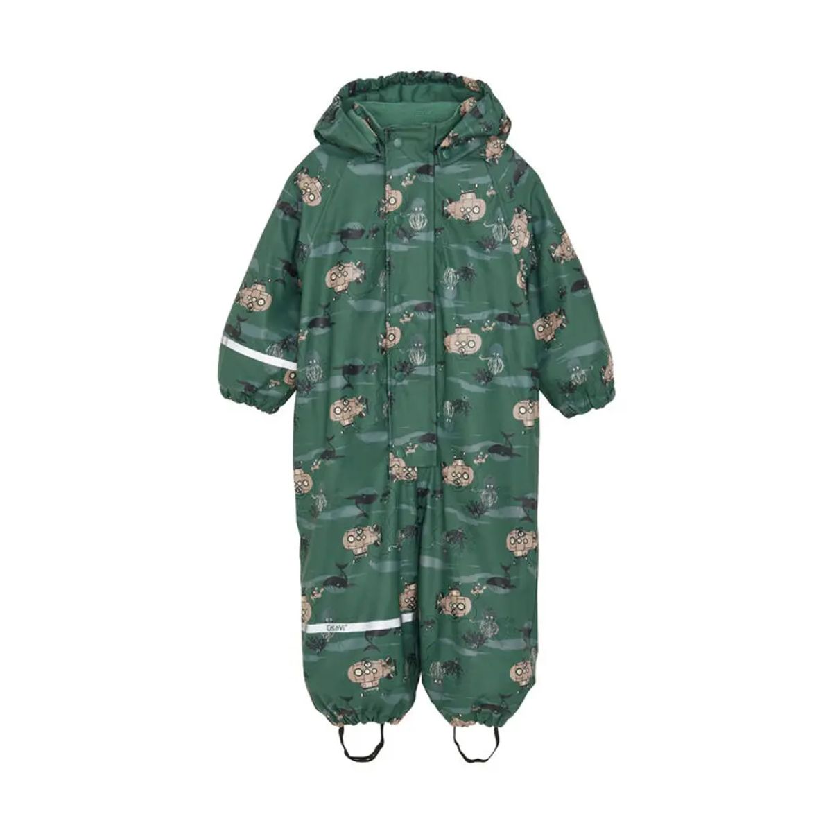 Regndragt m. fleece - Smoke Pine - 70