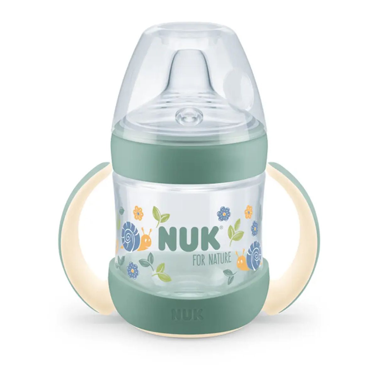 NUK for Nature Learner Bottle Silicon - Grøn