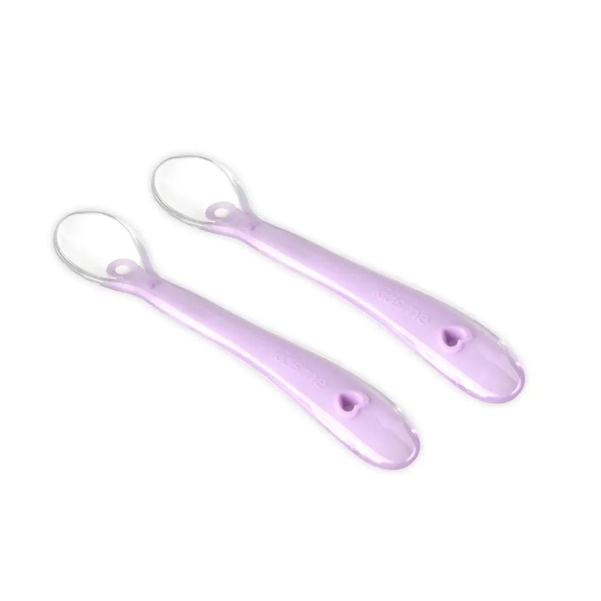 Silicone spoon - lavendel 2-pack