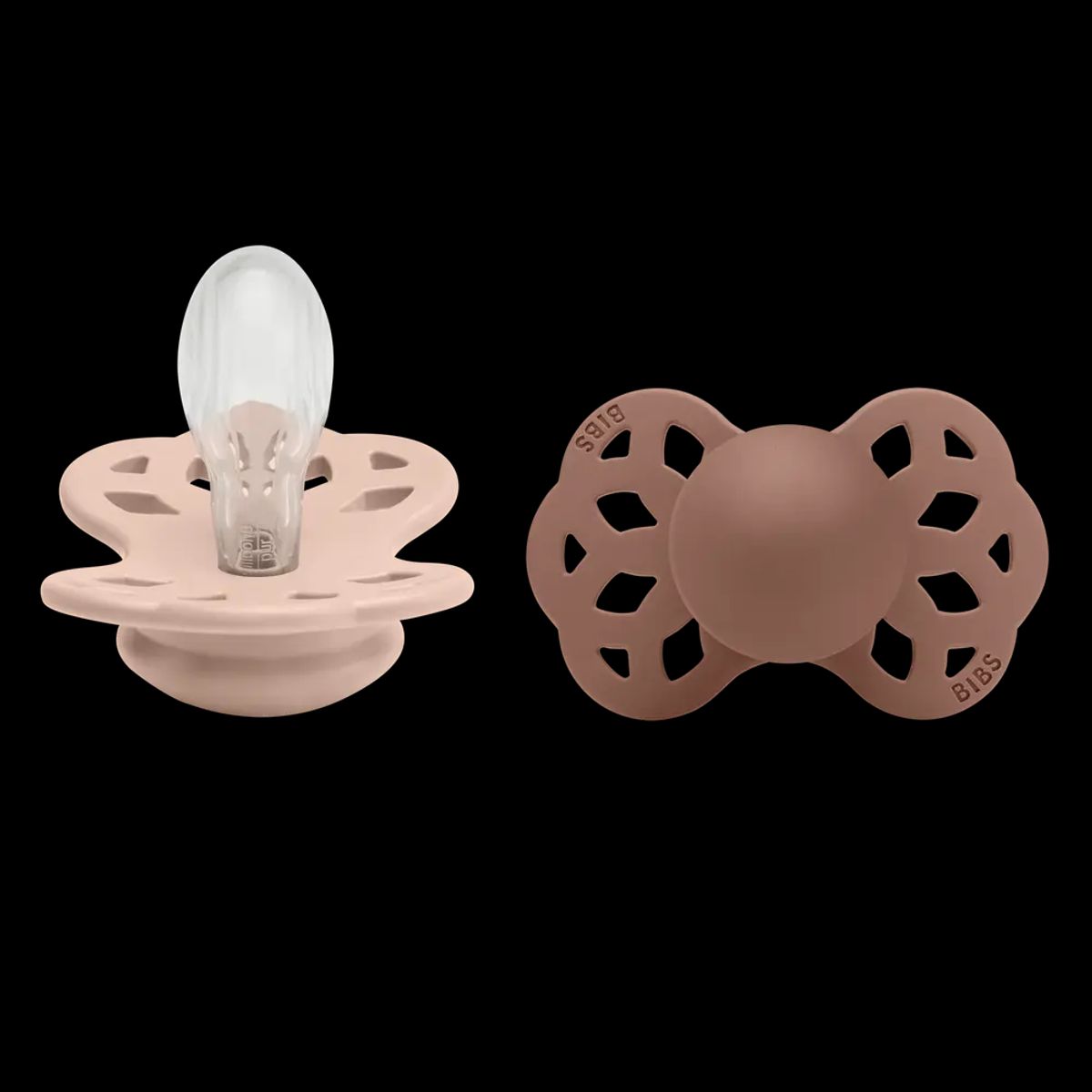 Infinity 2 pk Silicone Symmetrical Size 2 Blush/Woodchuck