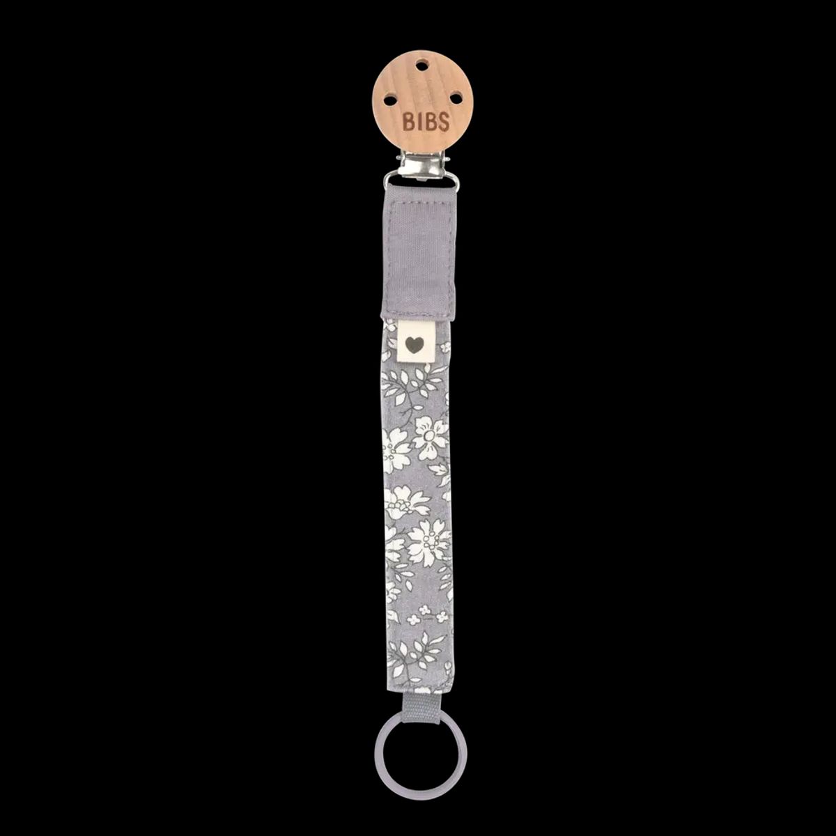 Pacifier Clip Capel Fossil Grey