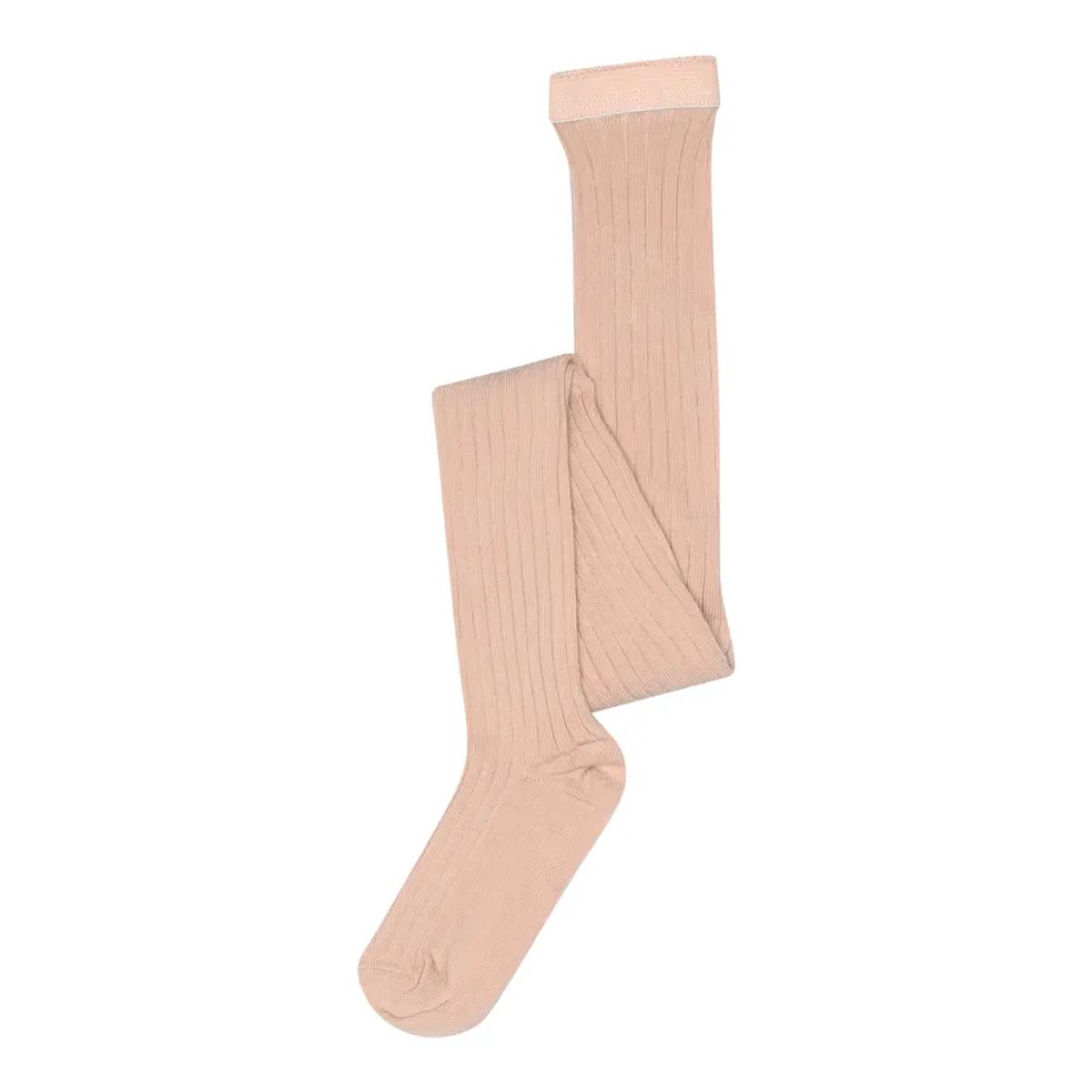 Basic Rib Strømpebuks - 853-Rosa - 120