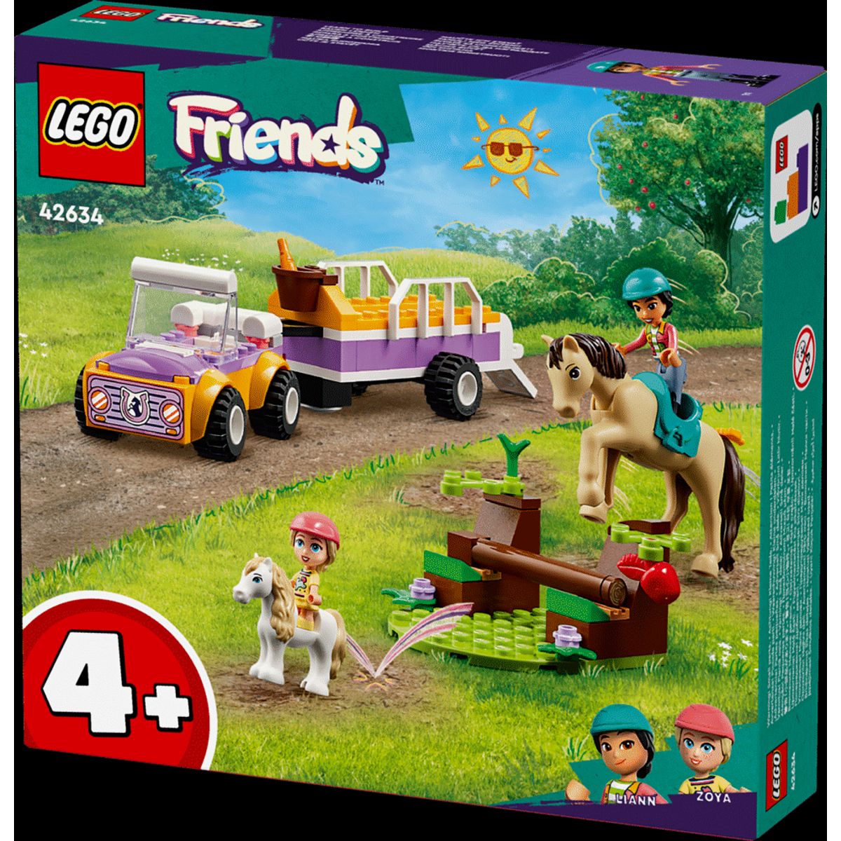 Heste- og ponytrailer 42634 LEGO ® Friends