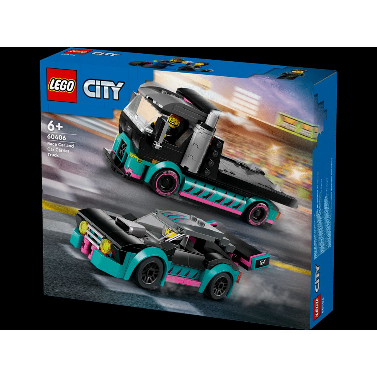 Racerbil og biltransporter 60406 LEGO ® City