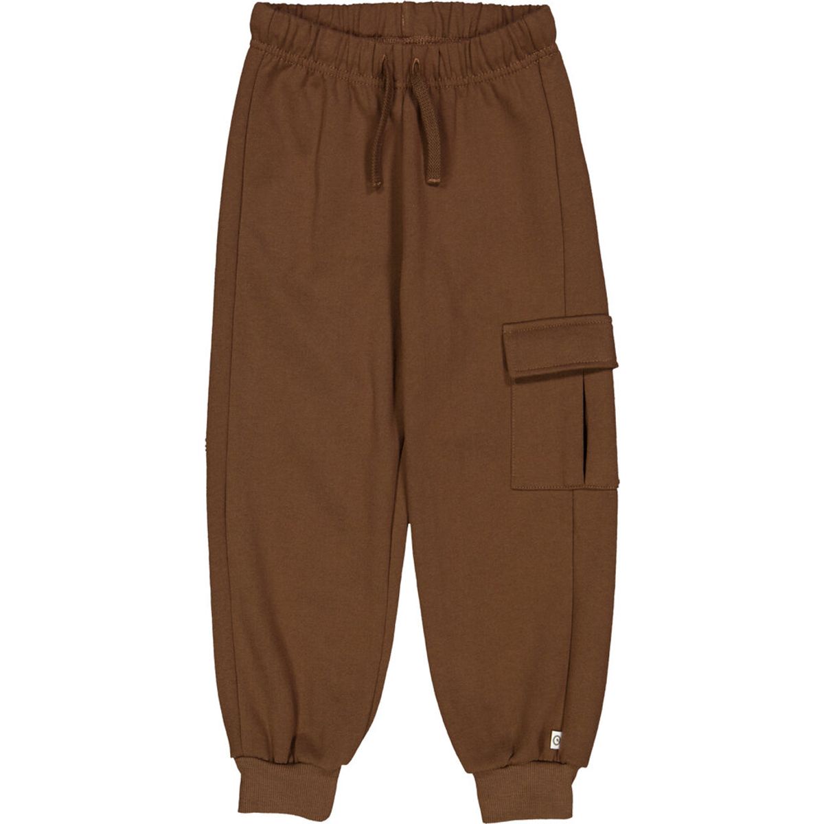 Sweat cargo bukser med lommer - Bark - 128