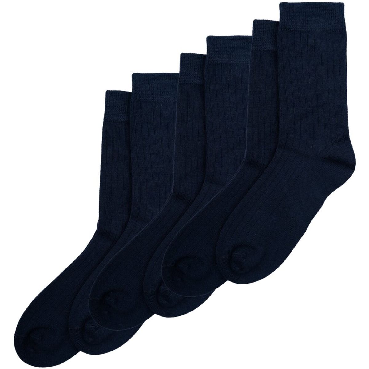 Bamboo strømper 3 pak - Navy - 27/30