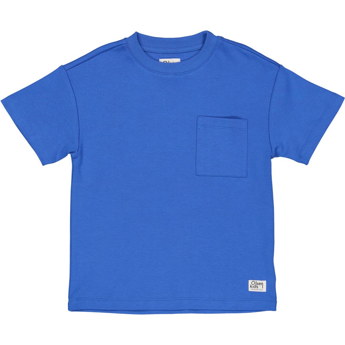 Olsen kids T-shirt med lomme - Palace Blue - 110