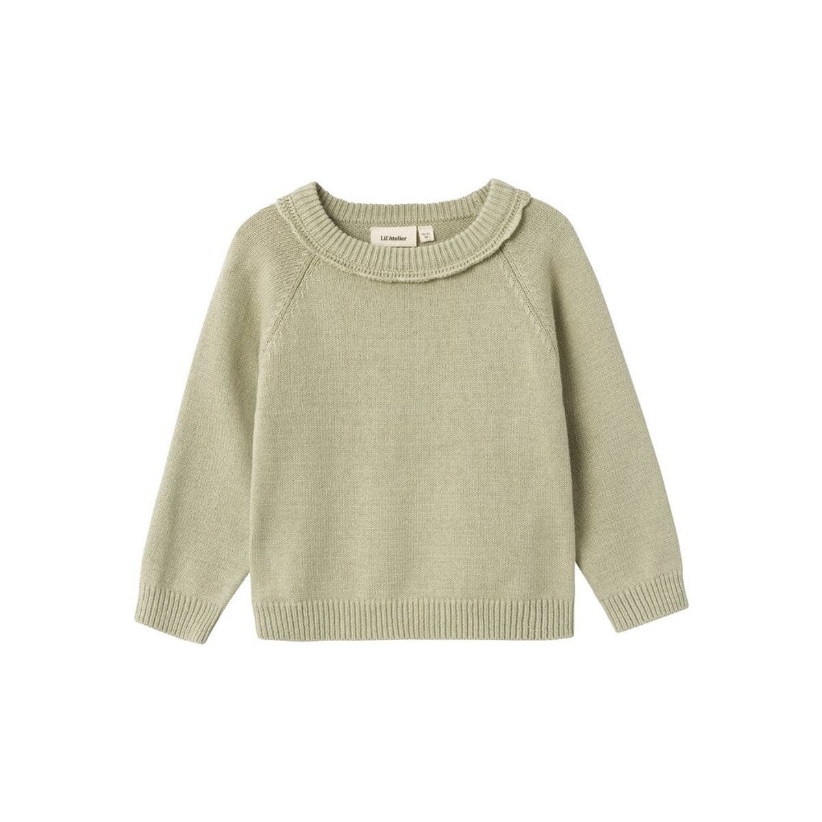 Fie langærmet knit - MOSS GRAY - 92