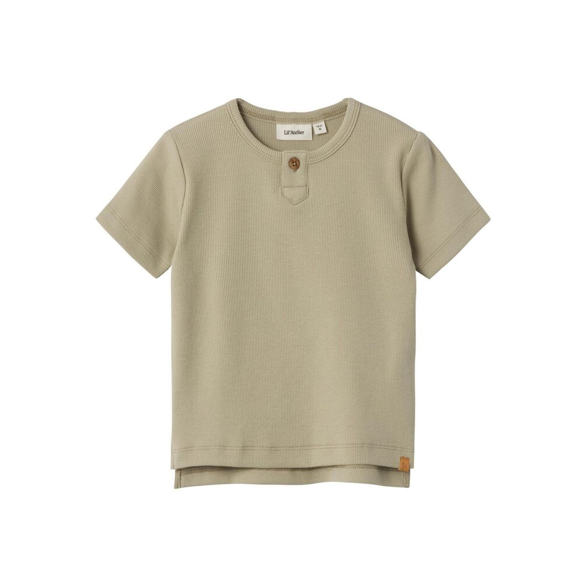 Gago fan kortærmet top - MOSS GRAY - 104