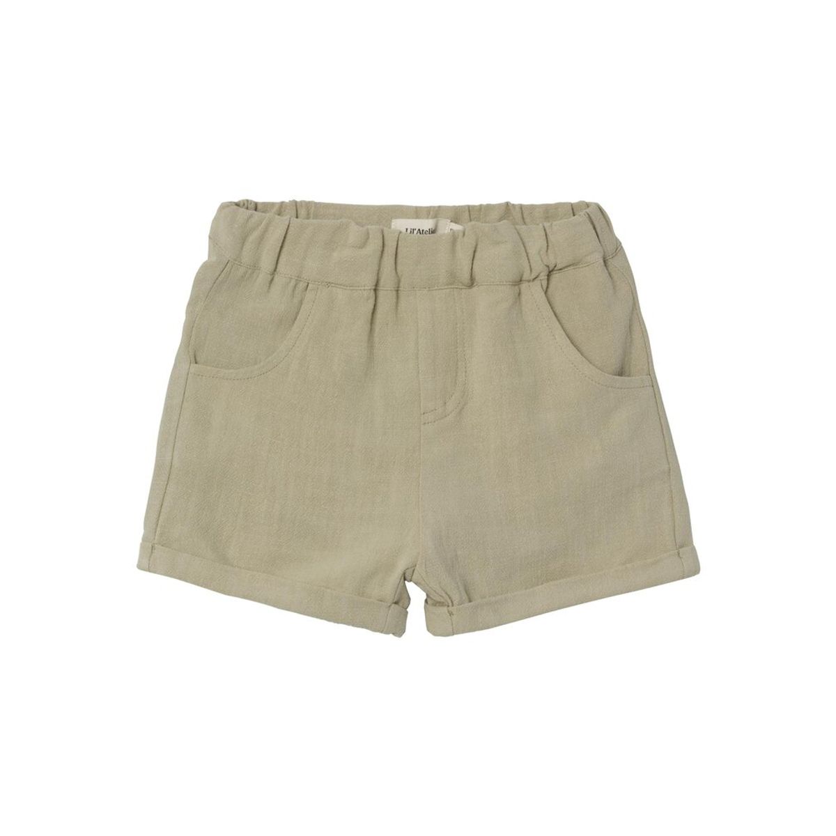 Dolie fin løs shorts - MOSS GRAY - 122