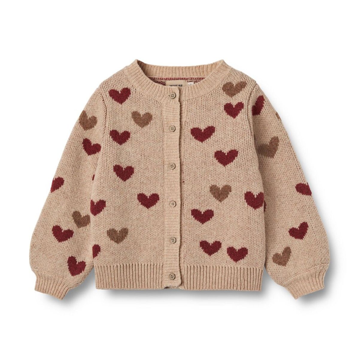 Jacquard cardigan Hearts - - 110