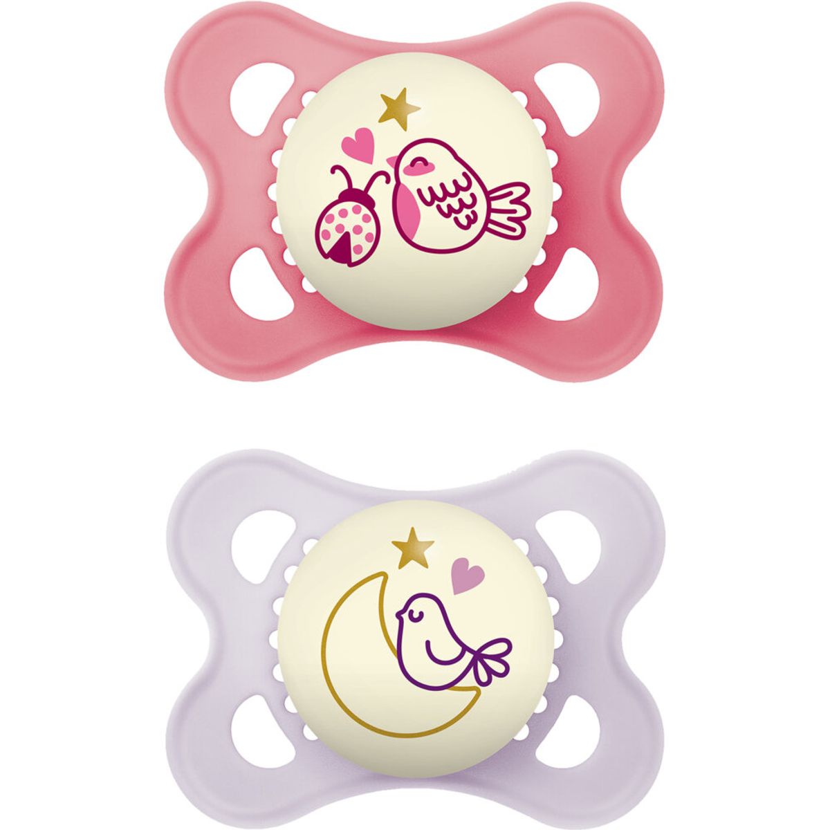 Original Night 0-6m Silicone Pink