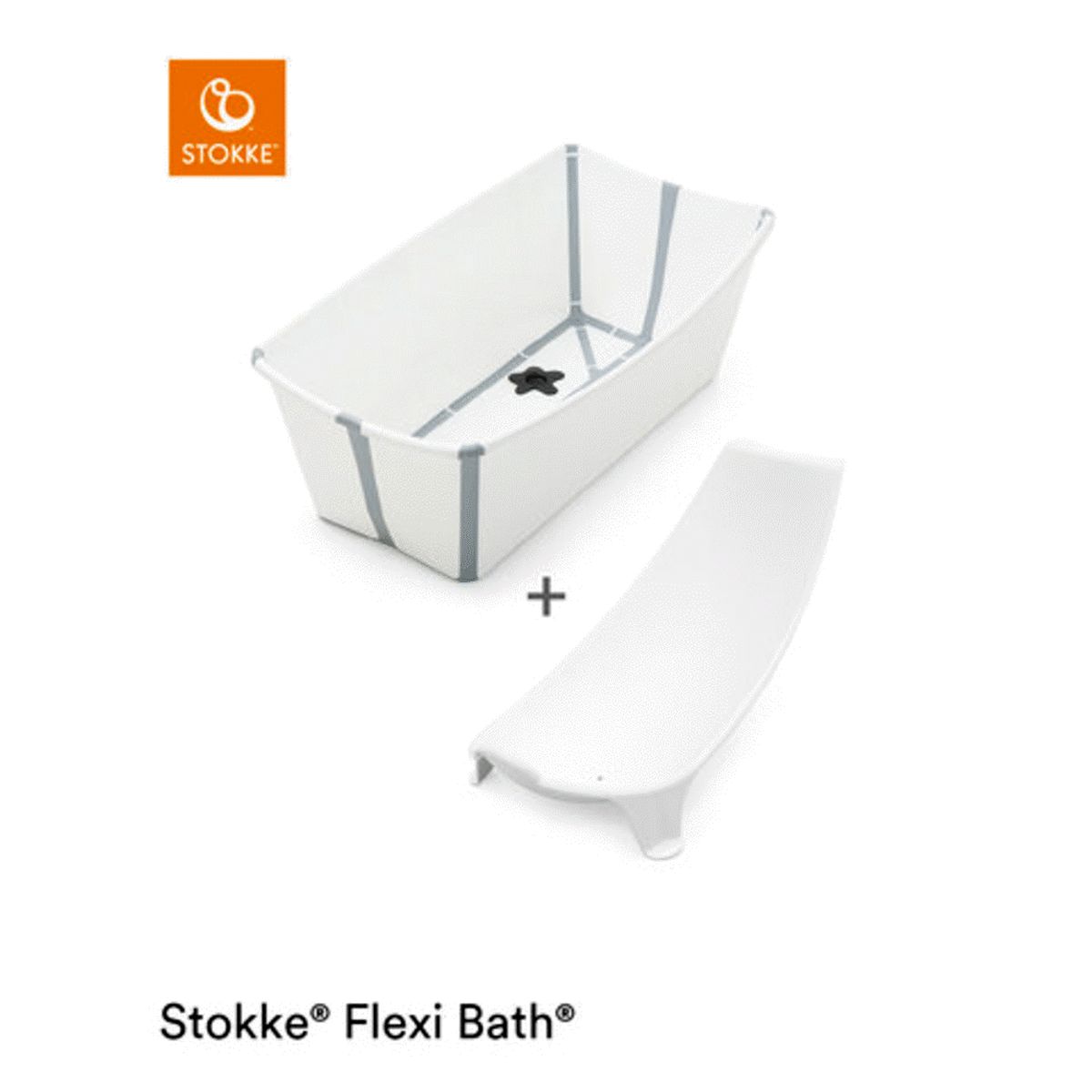 Flexibath inkl. newborn support - hvid