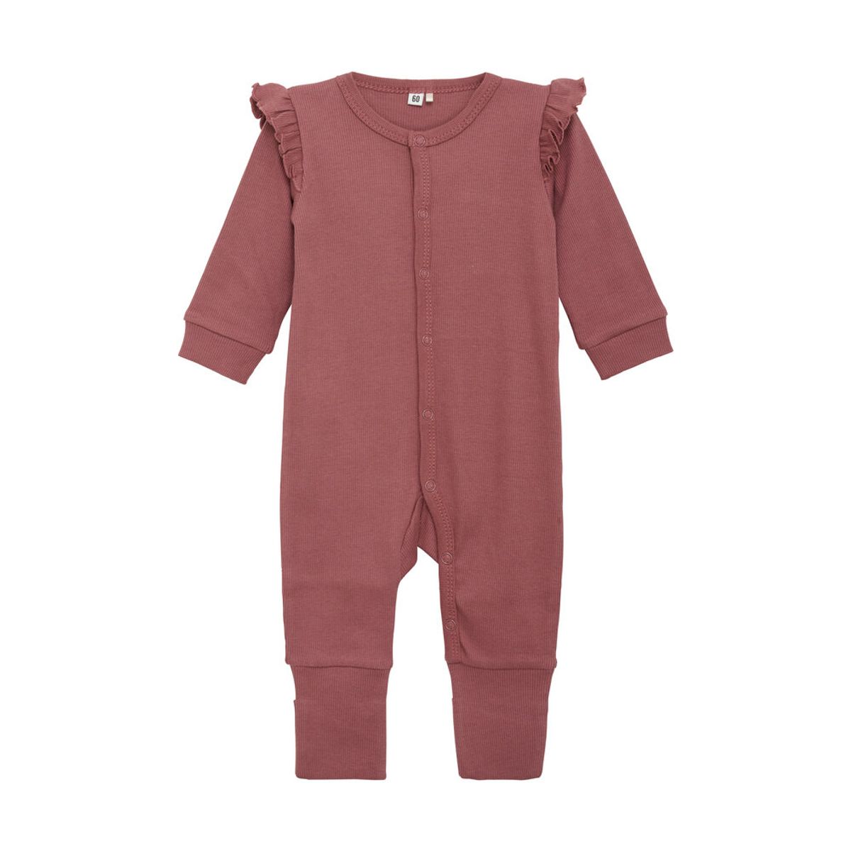 Jumpsuit langærmet - Rose Brown - 80