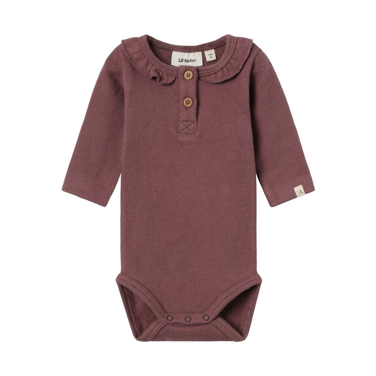 Thoro langærmet slim body - ROSE BROWN - 62