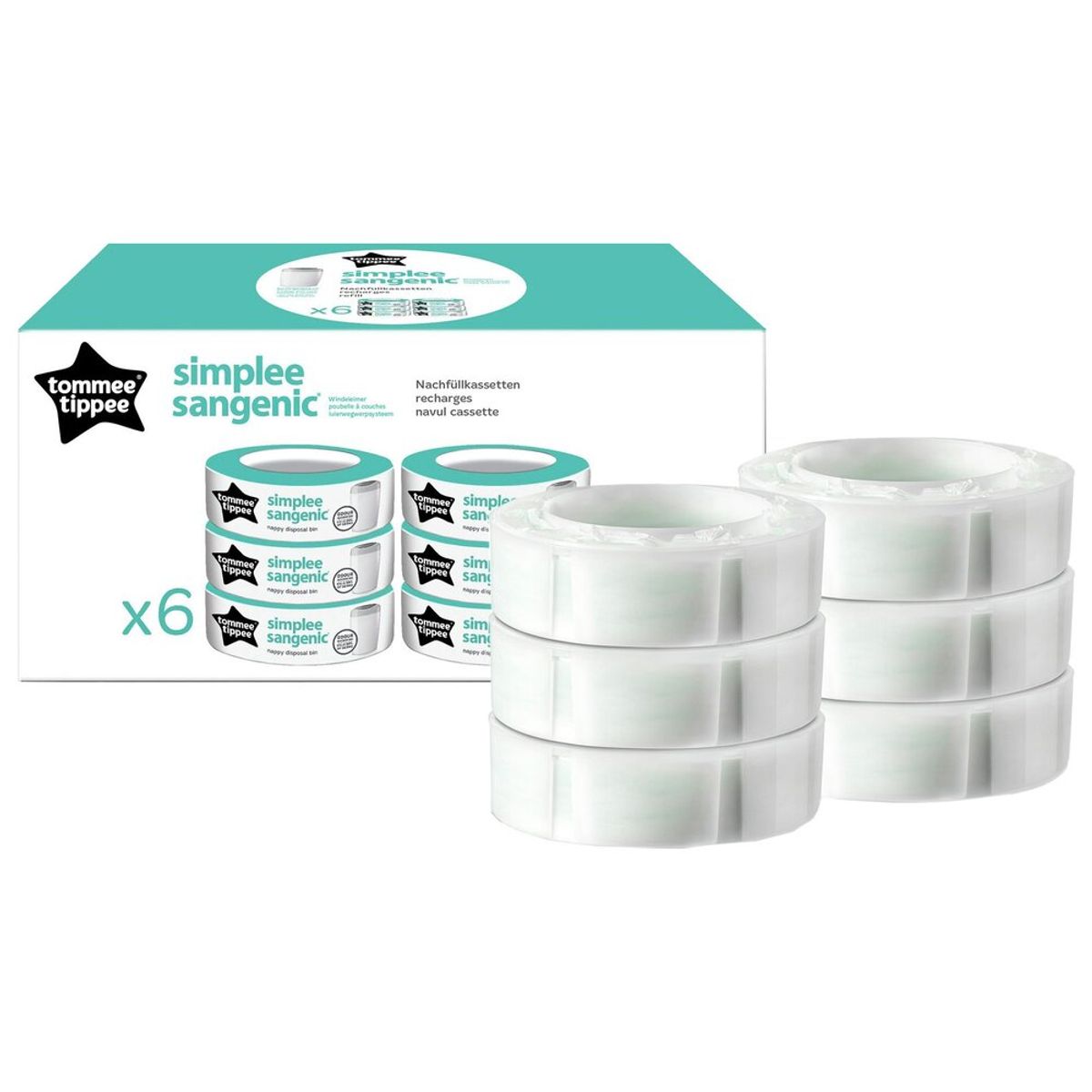 Simplee refill, 6-pak