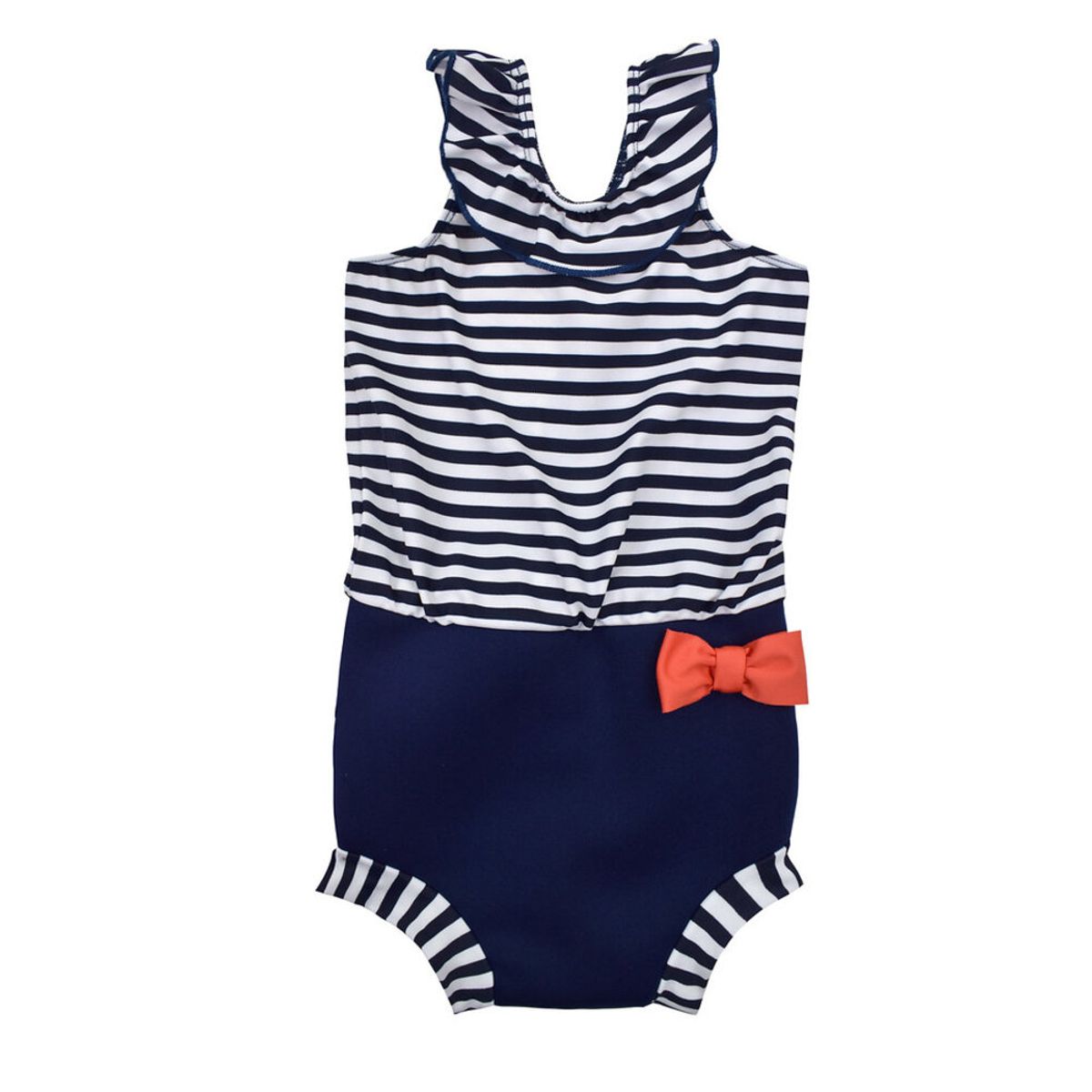 Happy nappy costume - Navy stripe - 6-14 MDR.