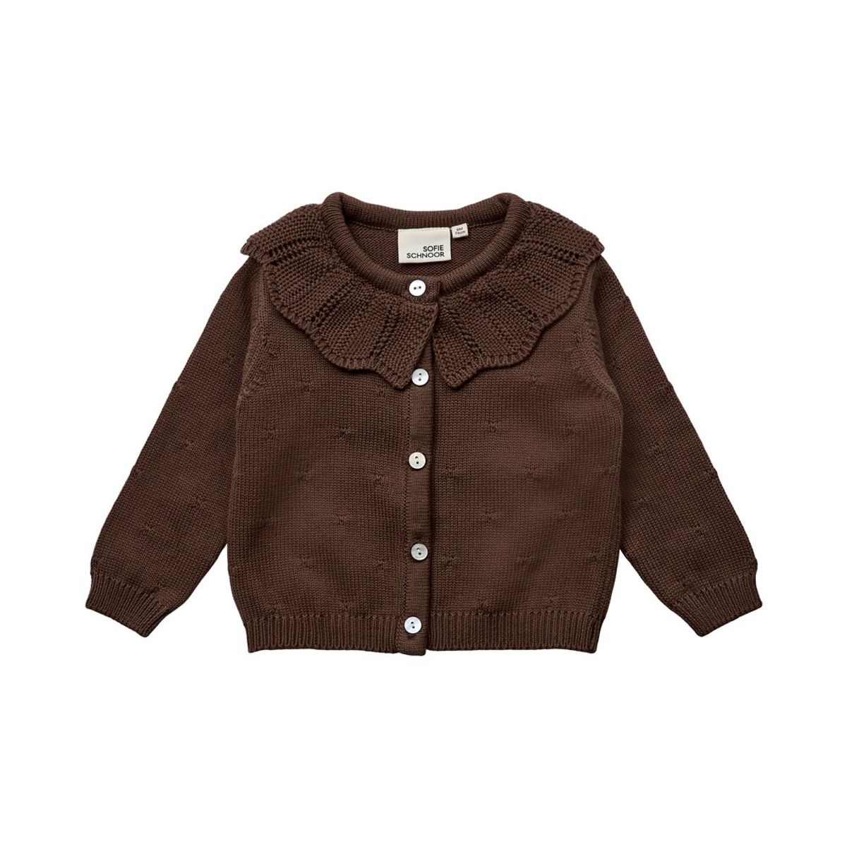 Cardigan - Chocolate brown - 74