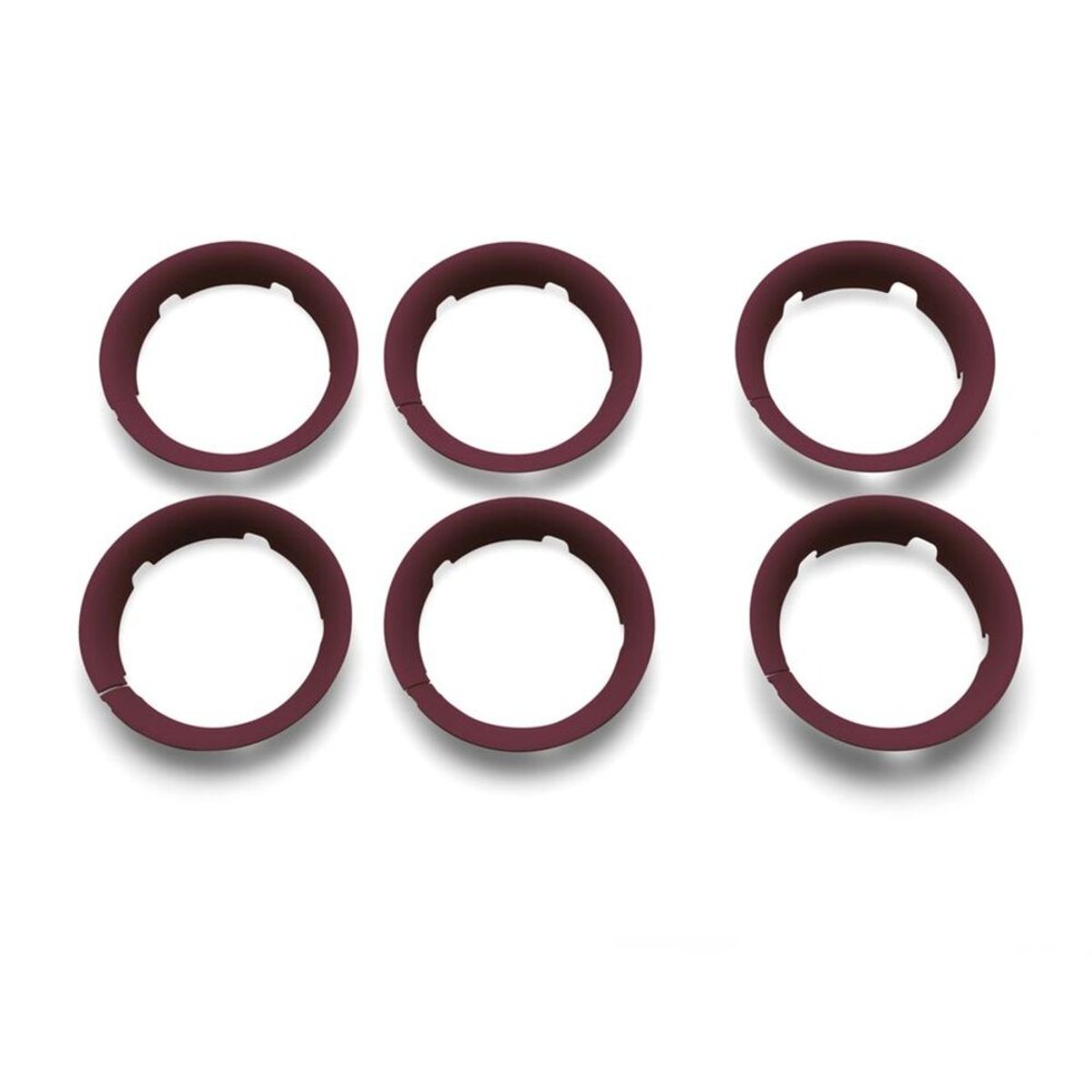 Bee5 wheel caps DARK RED