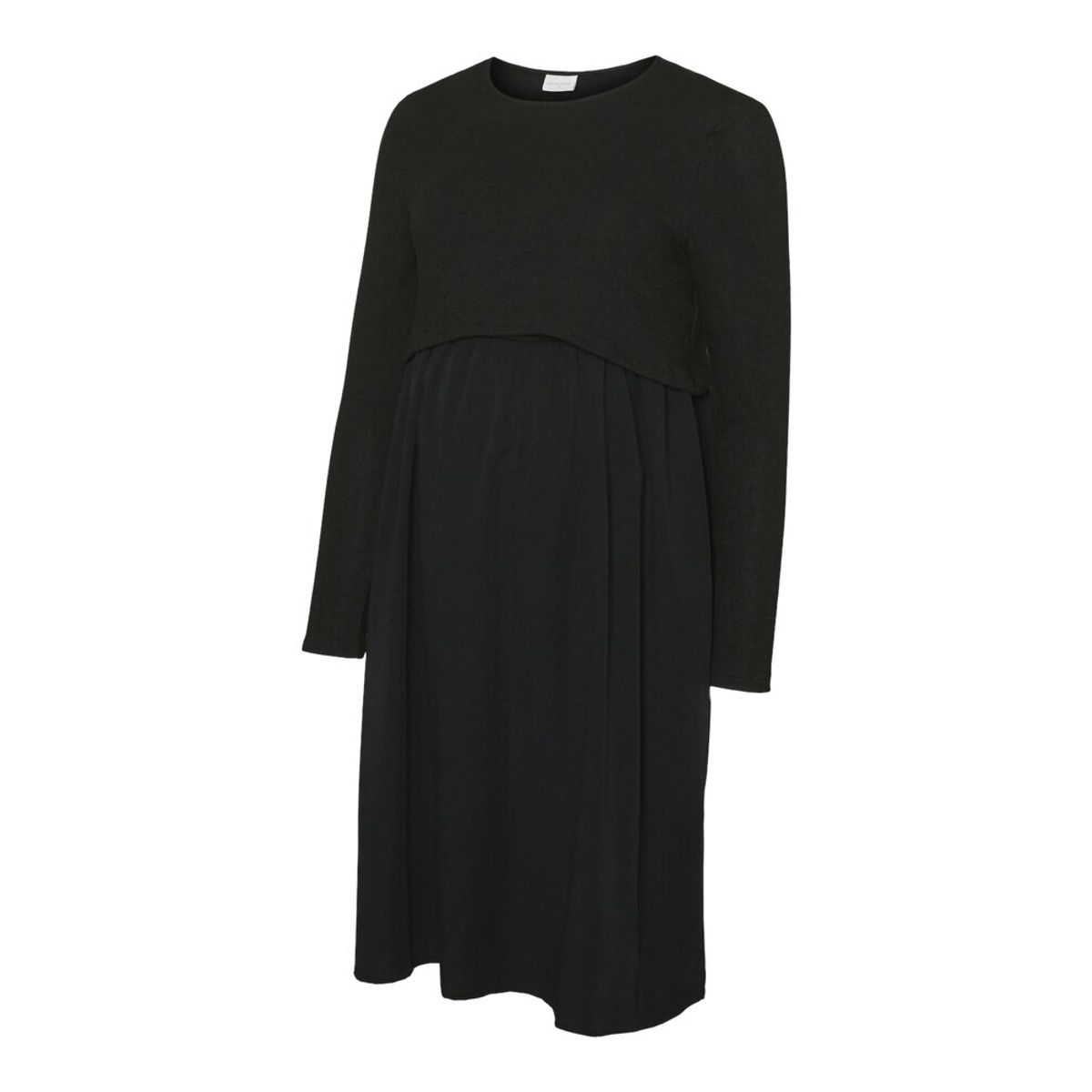 Polia langærmet kjole - BLACK - XL