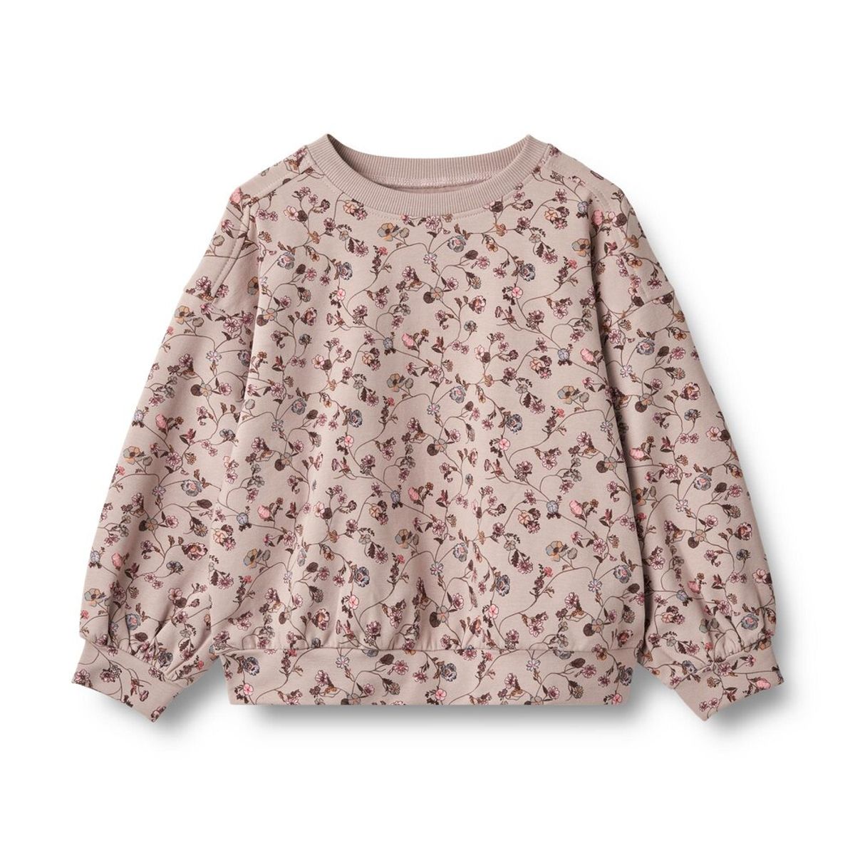 Sweatshirt langærmet Lia - Dry Rose Flower Vine - 110