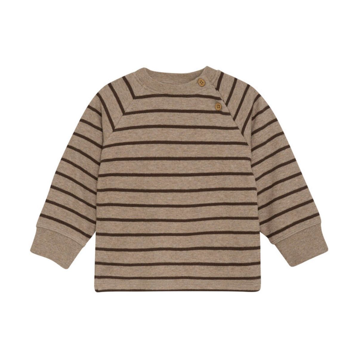 Sweatshirt langærmet Stripe - Pine Bark - 74