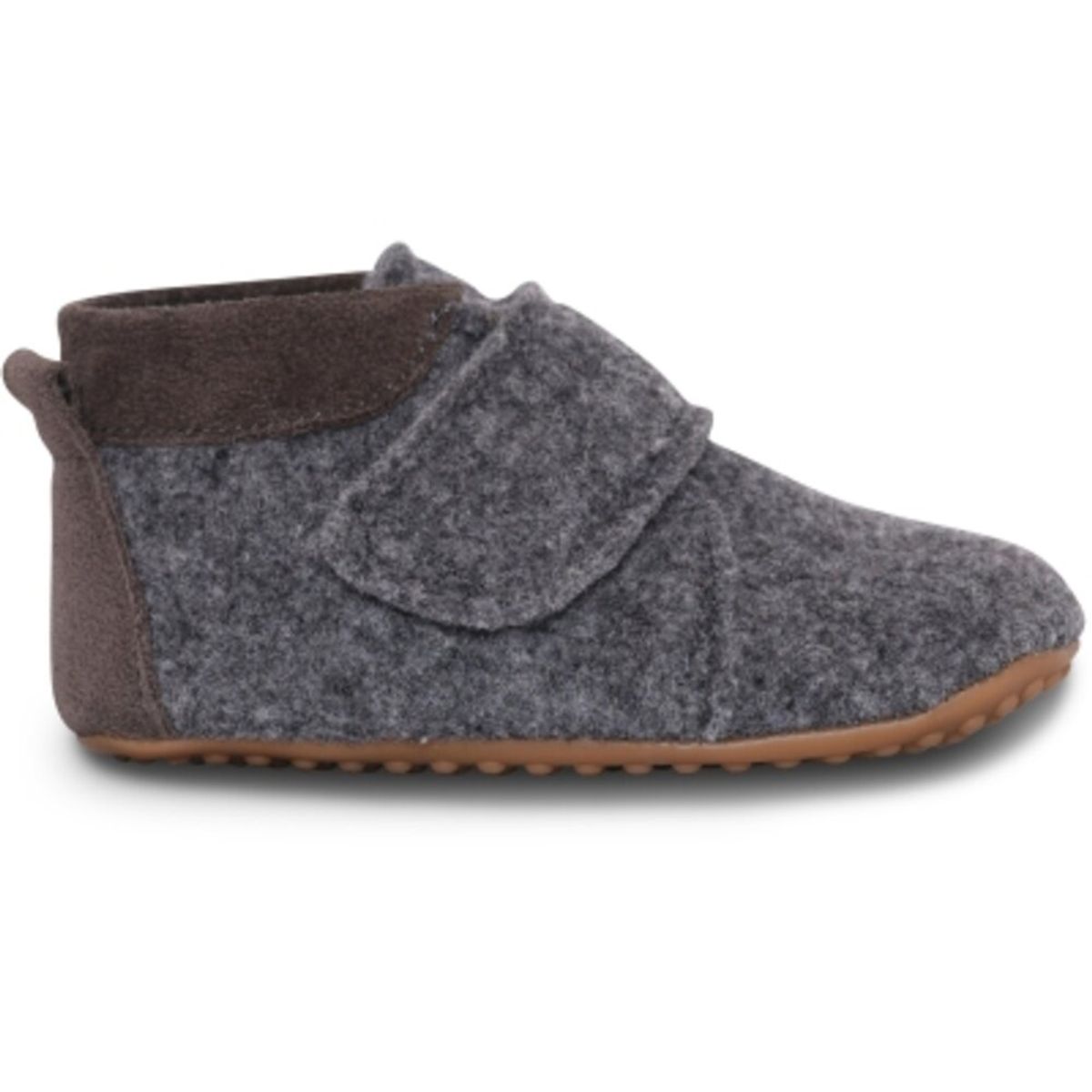 Uld hjemmesko - Dark Grey Melange - 27