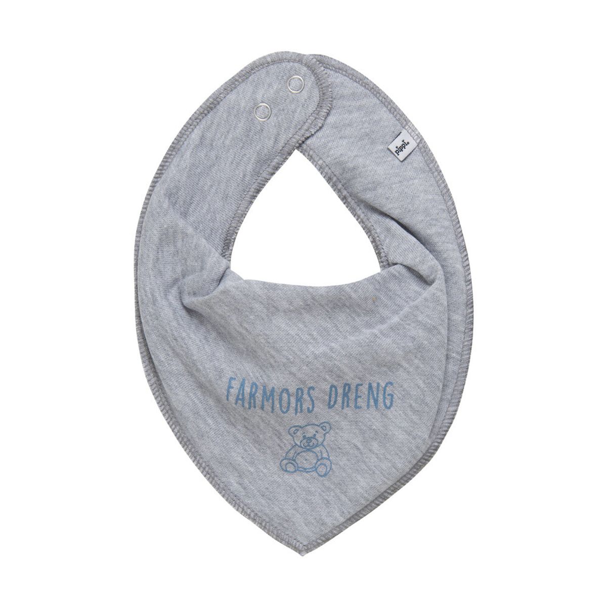 Bandana bib m. farmor+farfar.. - 123 - ONE SIZE