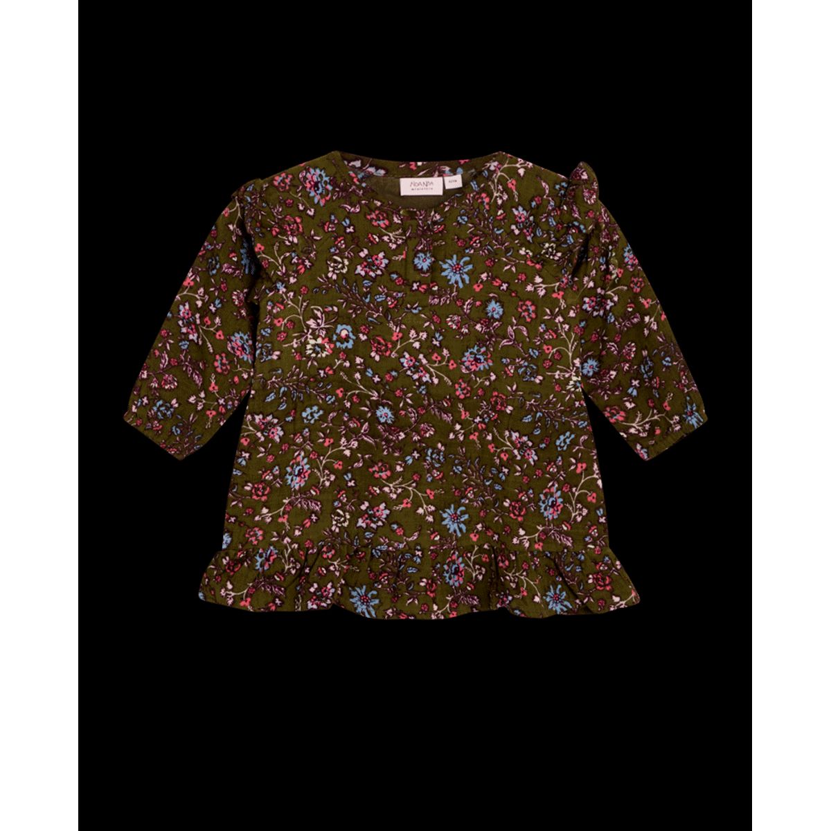 Malia kjole - PRINT BROWN/ROSE - 56