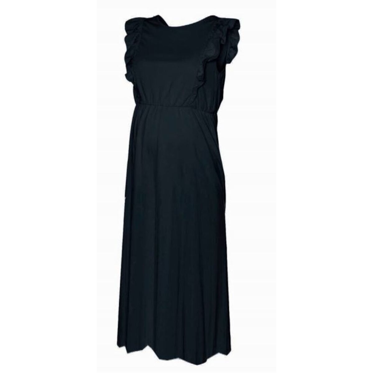 Roberta Mary maxi kjole - BLACK - S