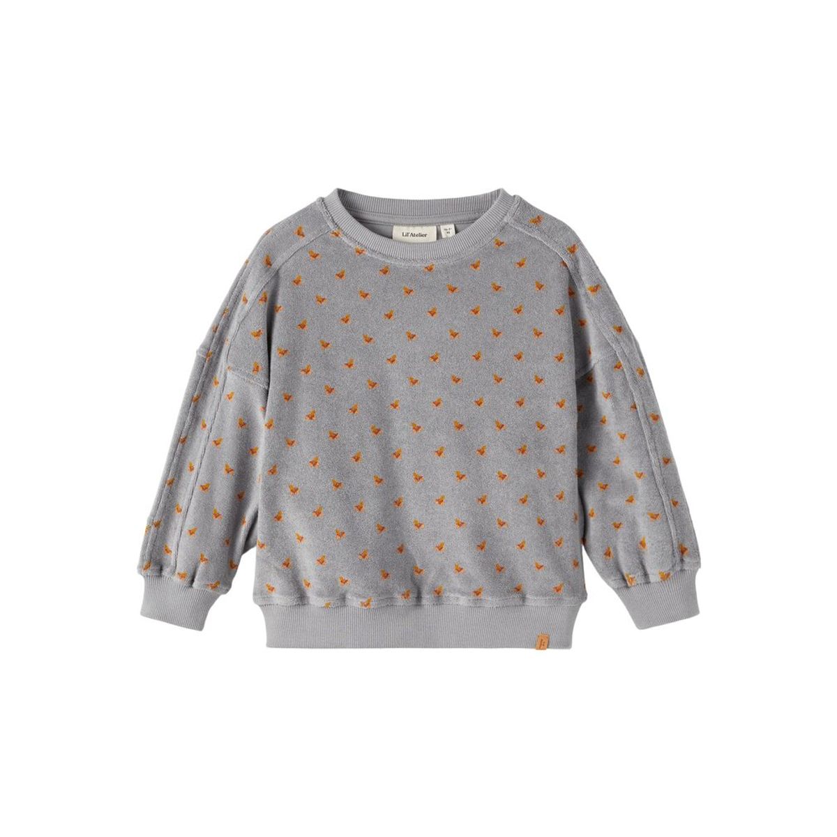 Evald ls oversized sweatshirt - MONUMENT - 122/128