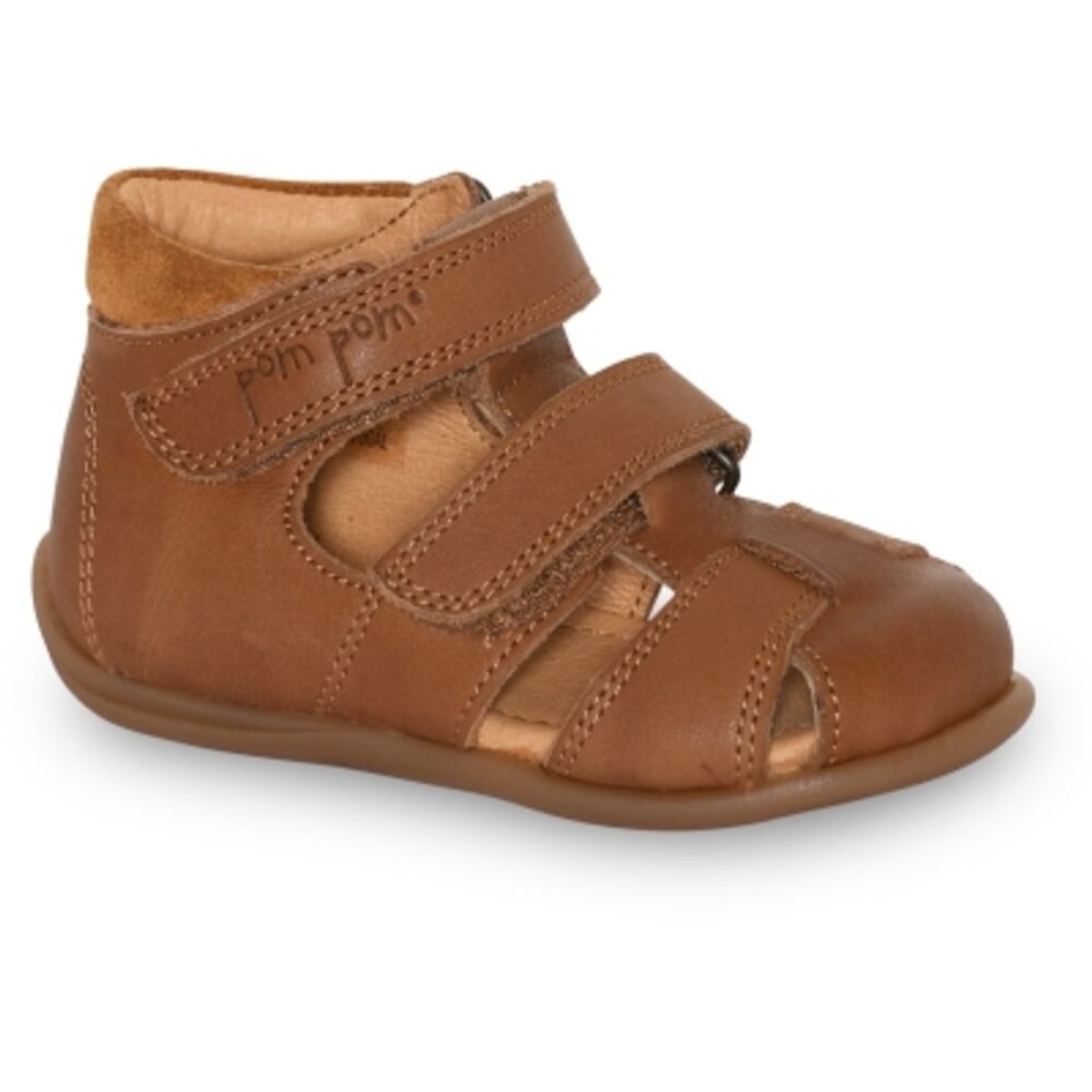 Starters two velcro sandal - Camel - 19