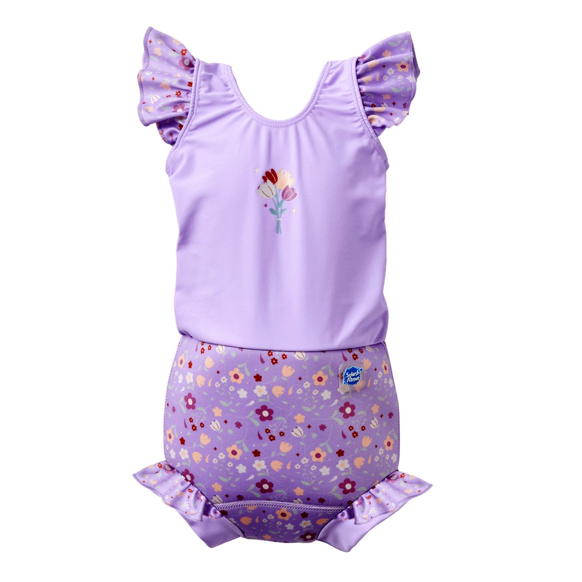 Happy nappy costume - Lilac spring - 3-6 MDR.