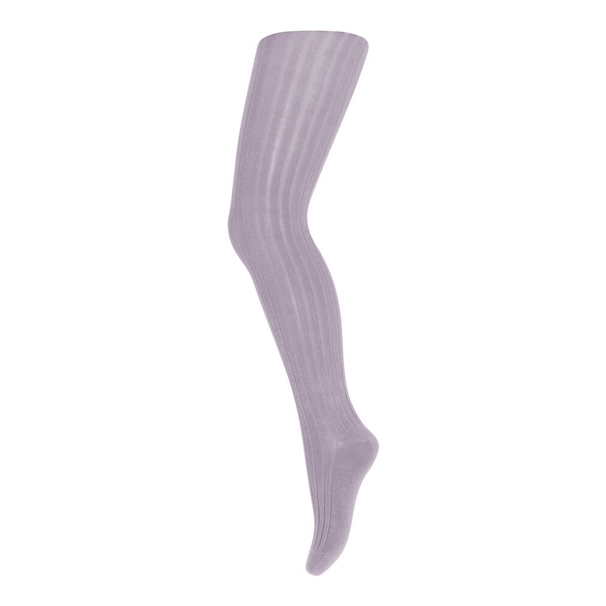 Basic rib strømpebuks - Lavender Sky - 70