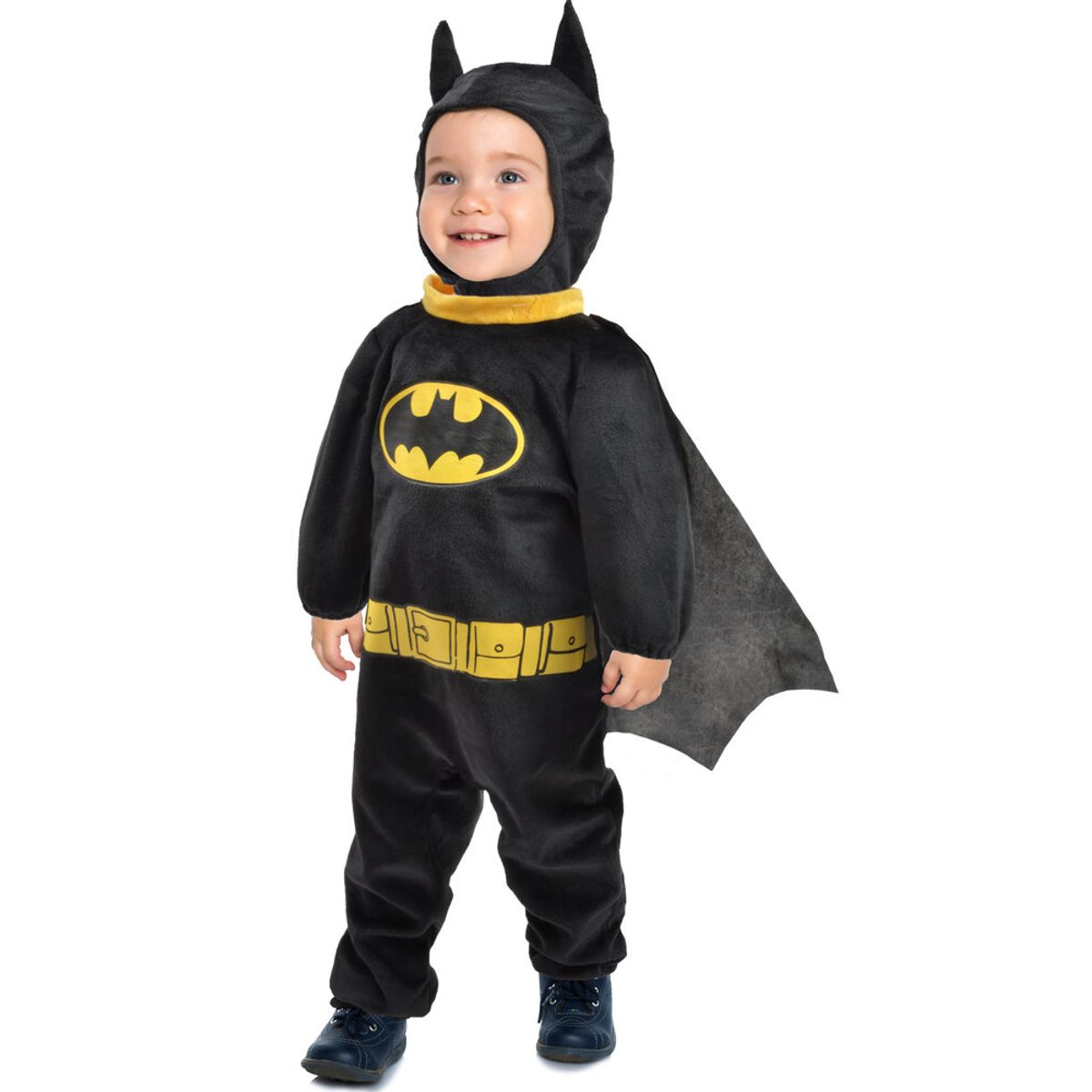 Batman Junior kostume - SORT - 2-3 ÅR