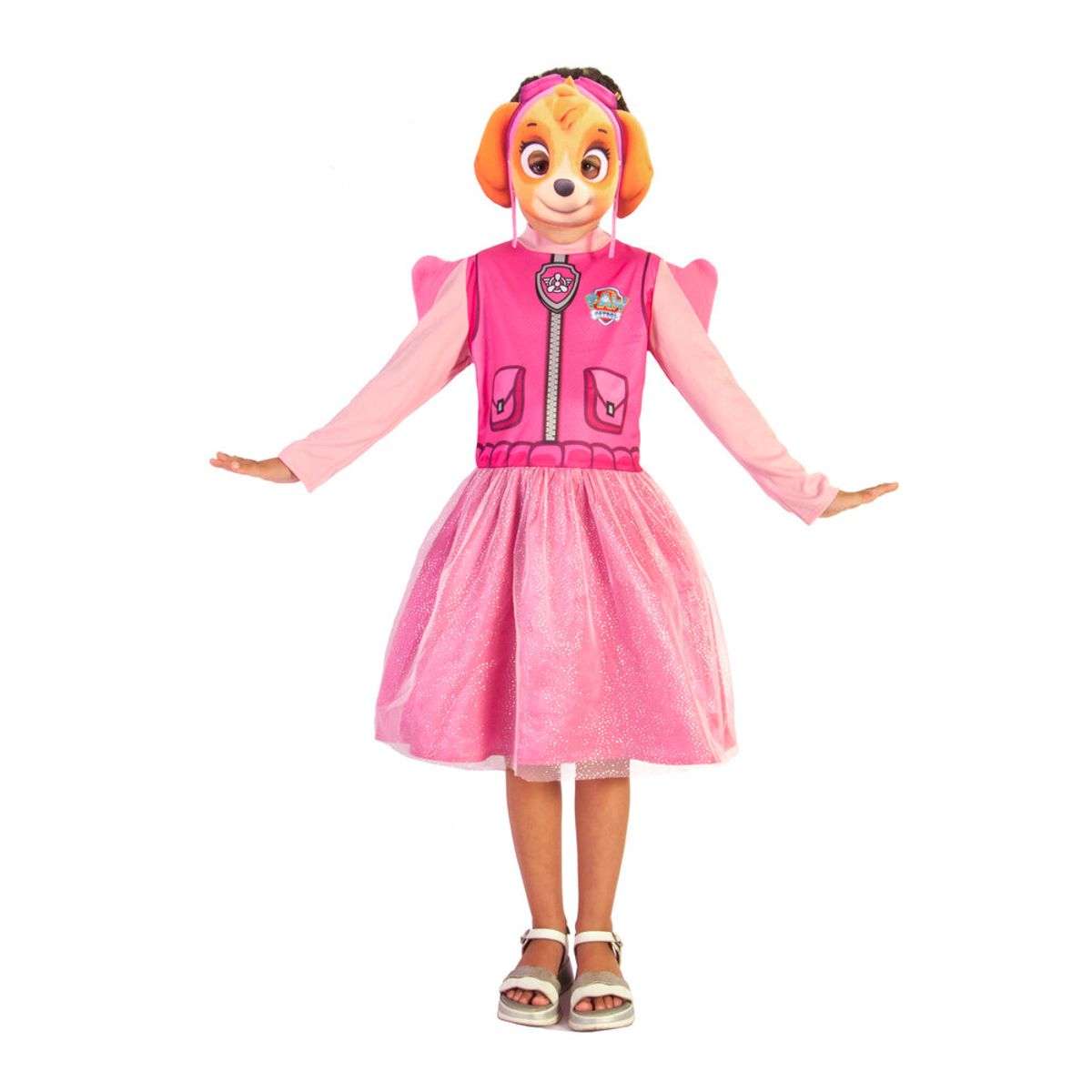 Paw Patrol Skye kostume - ROSA - 3-4 ÅR