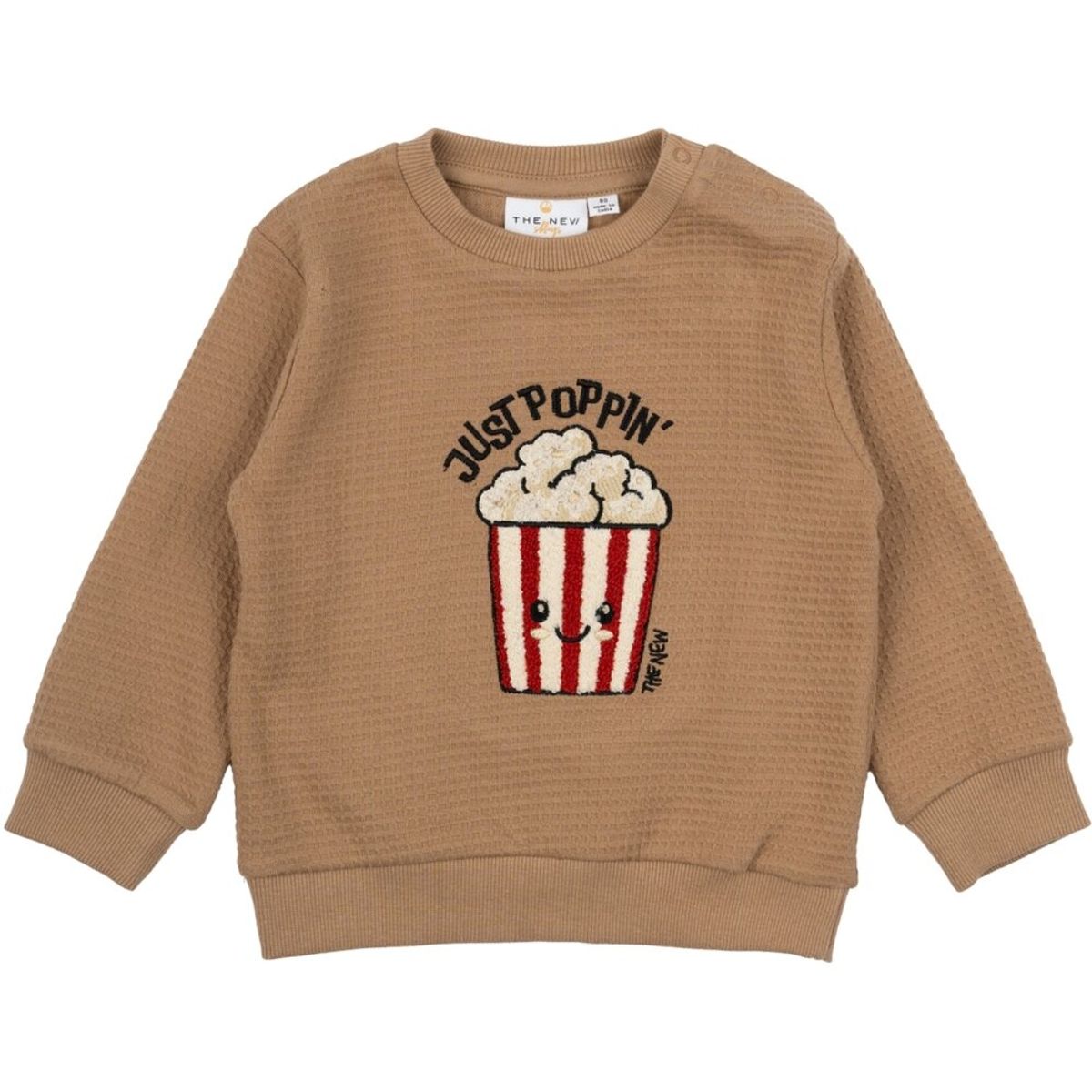 Ludvig Waffle Sweatshirt - TANNIN - 80