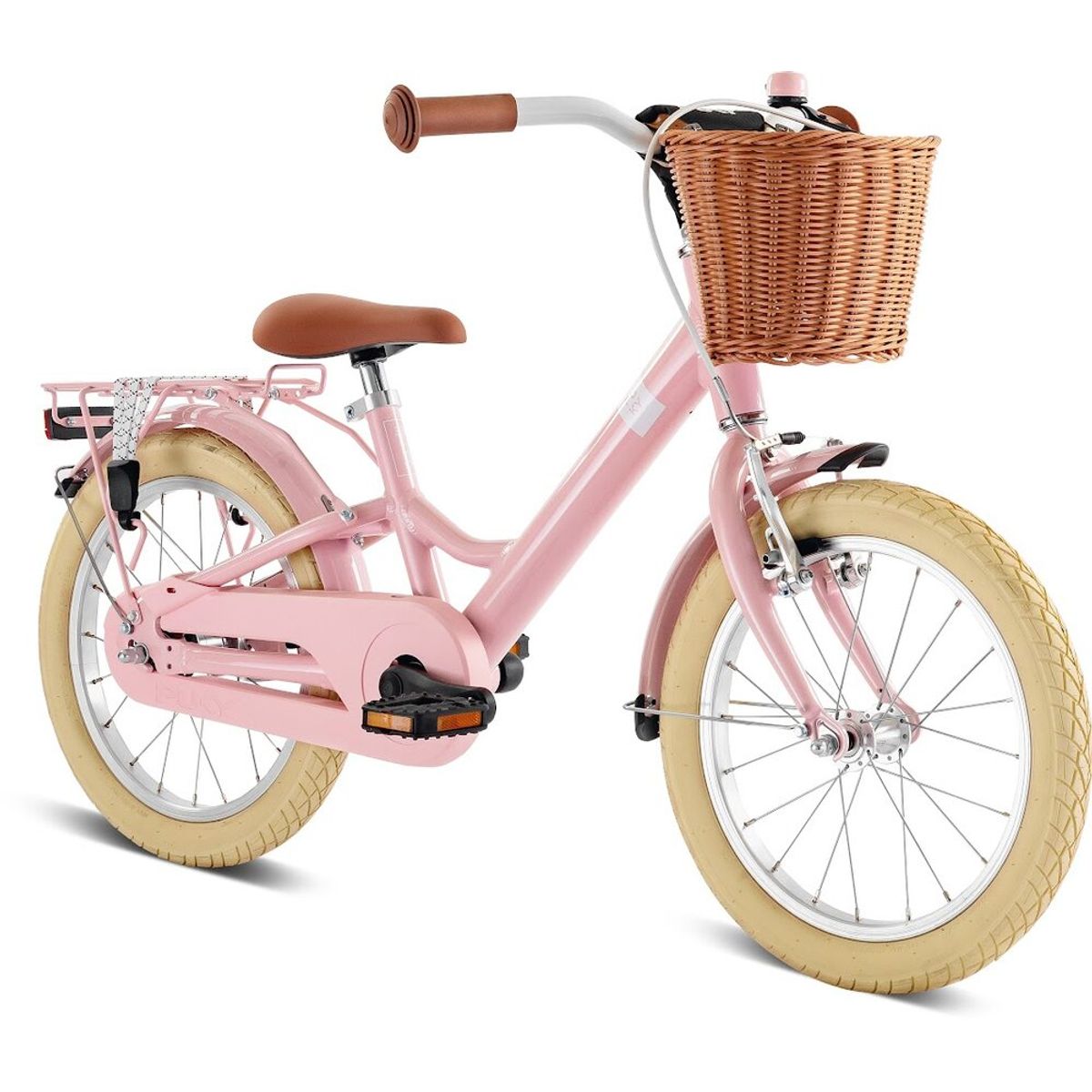 Youke Classic 16,Alu legecykel med kurv retro rose