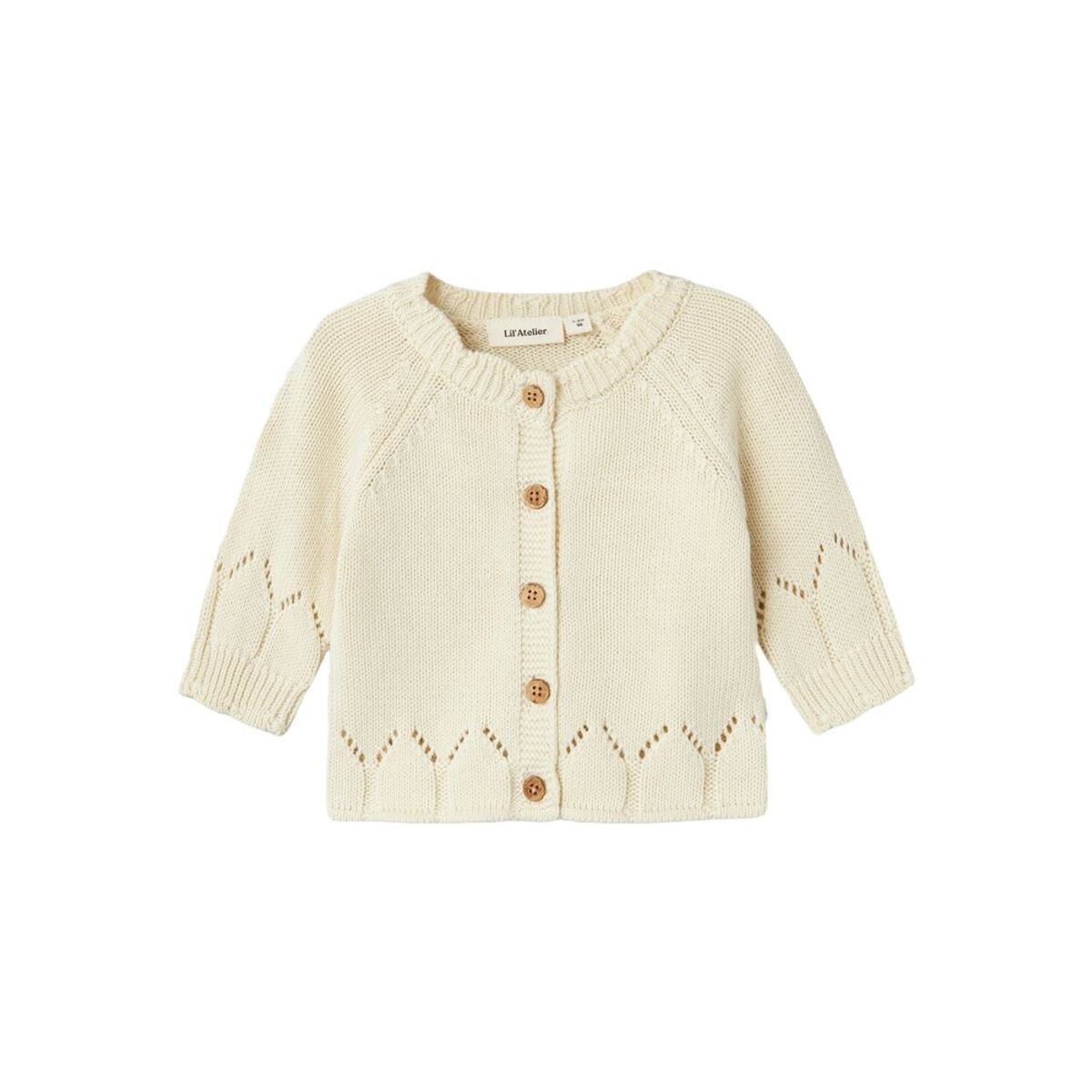 Ramla langærmet strik cardigan - TURTLEDOVE - 56